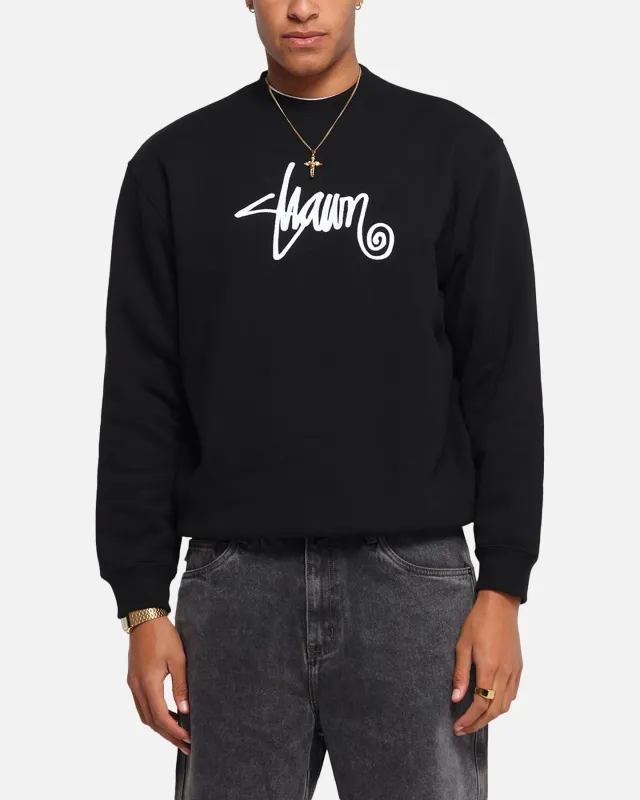 S Double Shawn Script Crewneck Black sold by Culture Kings