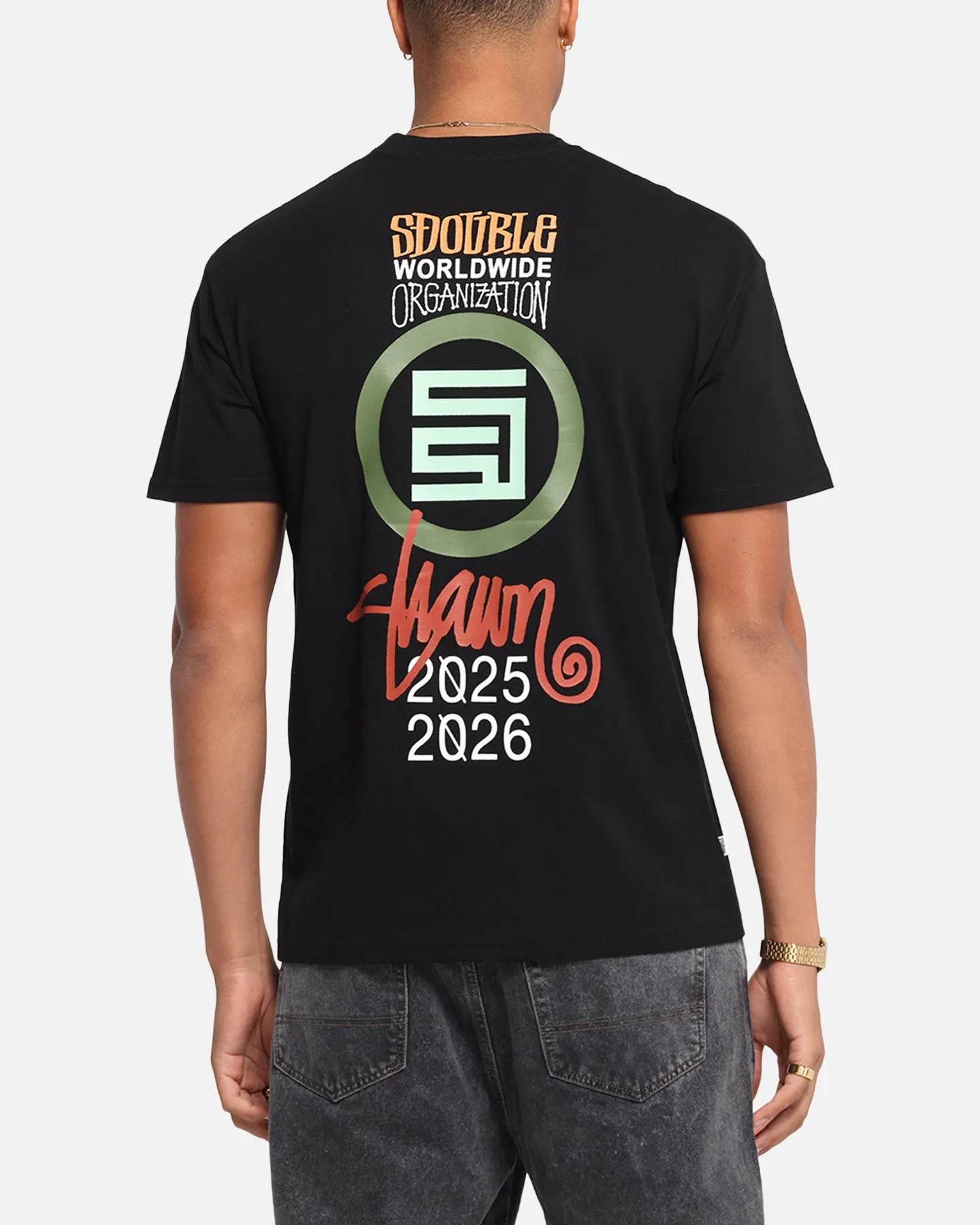 S Double 25/26 T-Shirt Black sold by Culture Kings