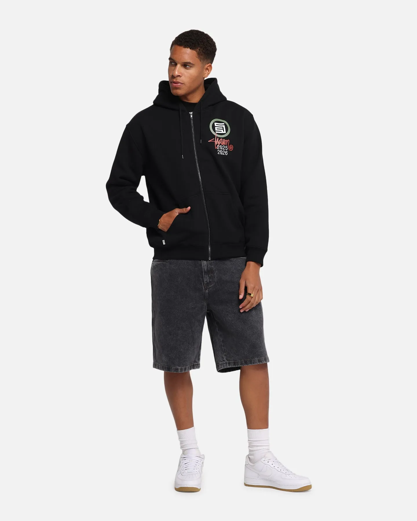 S Double 25/26 Zip Through Hoodie Black sold by Culture Kings product image thumbnail 4