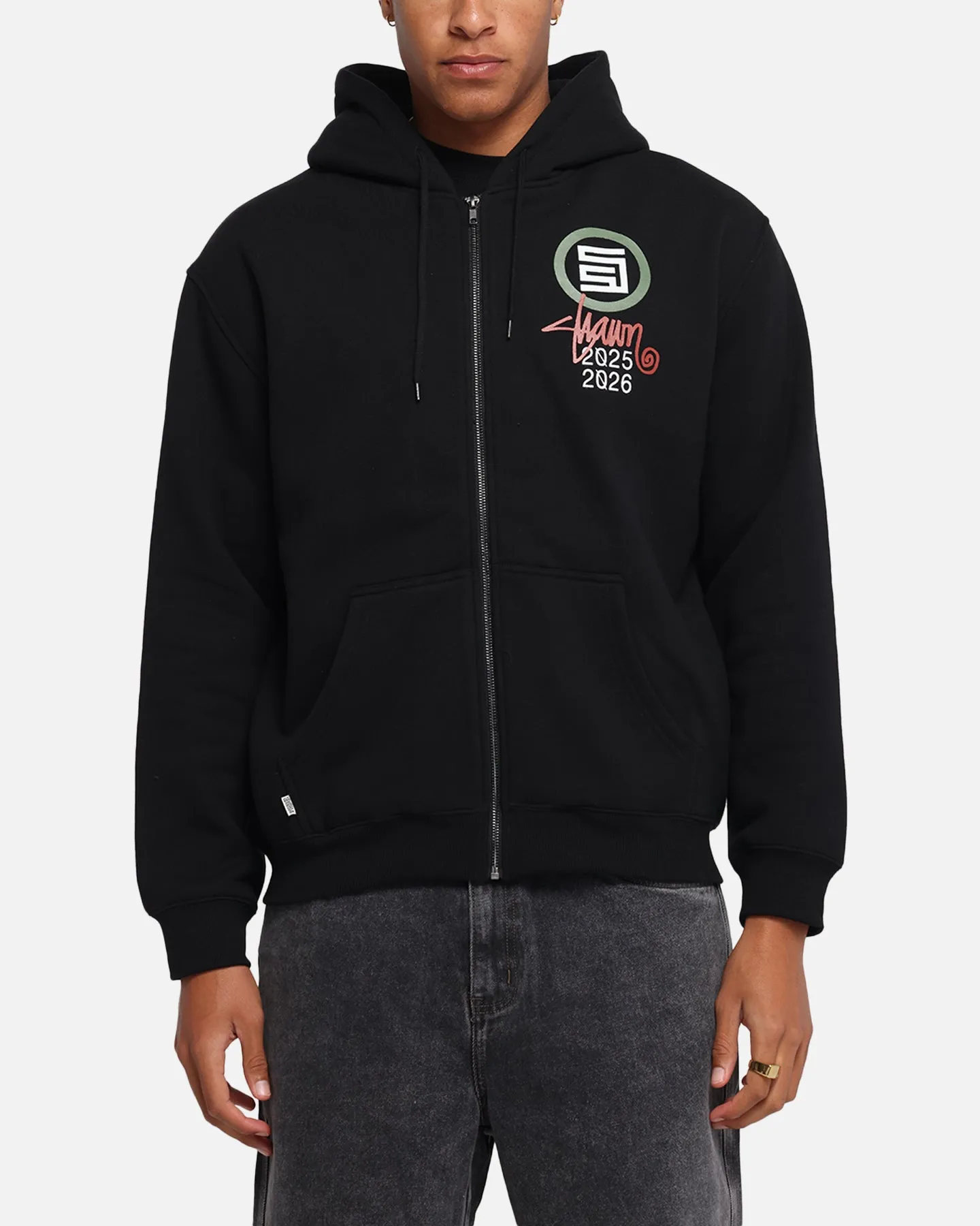 S Double 25/26 Zip Through Hoodie Black sold by Culture Kings product image thumbnail 2