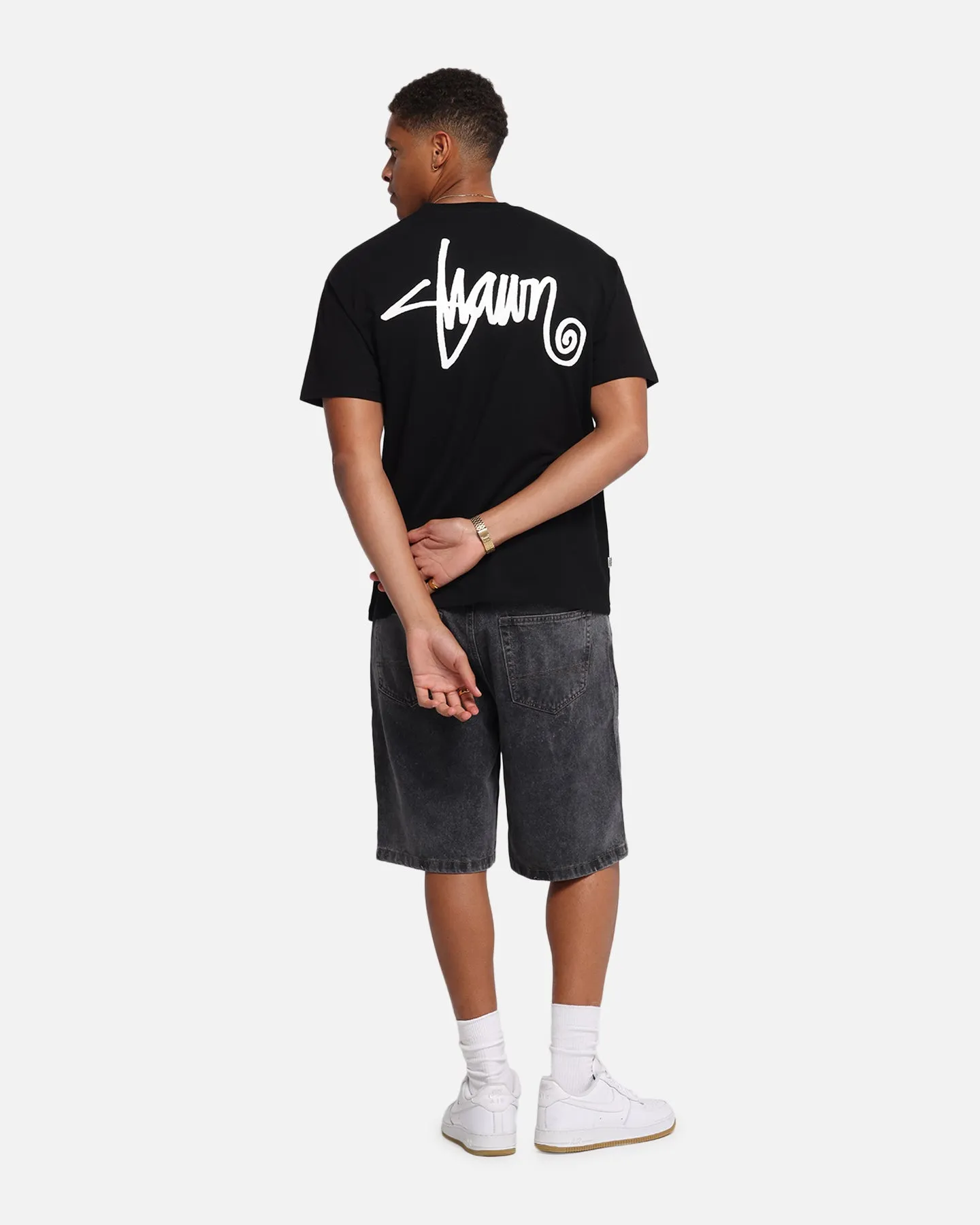 S Double Shawn Script T-Shirt Black sold by Culture Kings product image thumbnail 3