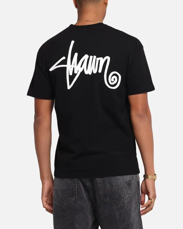 S Double Shawn Script T-Shirt Black made by Culture Kings