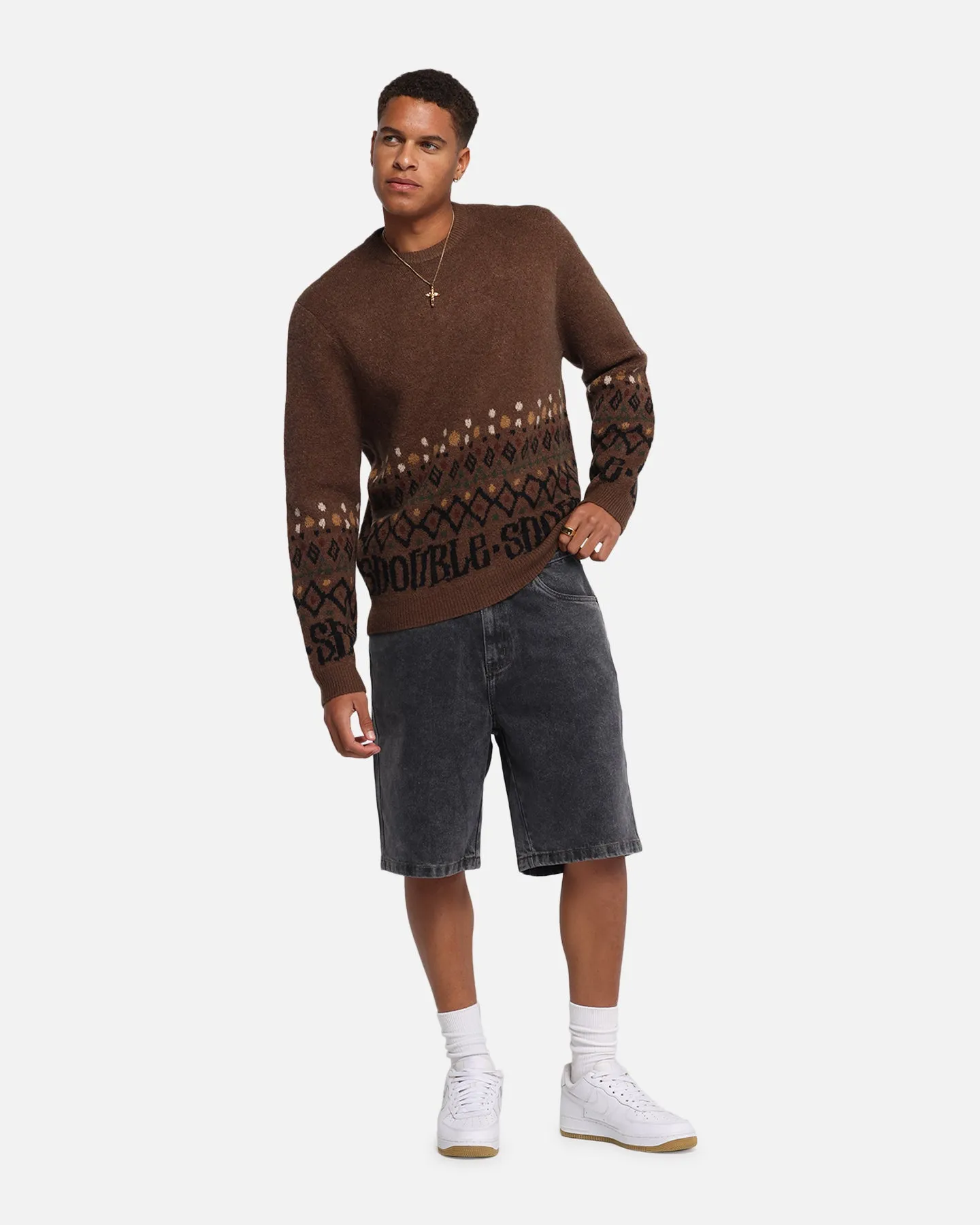 S Double Denim Standard Shorts Faded Black sold by Culture Kings product image thumbnail 2