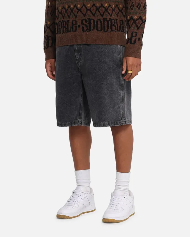 S Double Denim Standard Shorts Faded Black sold by Culture Kings
