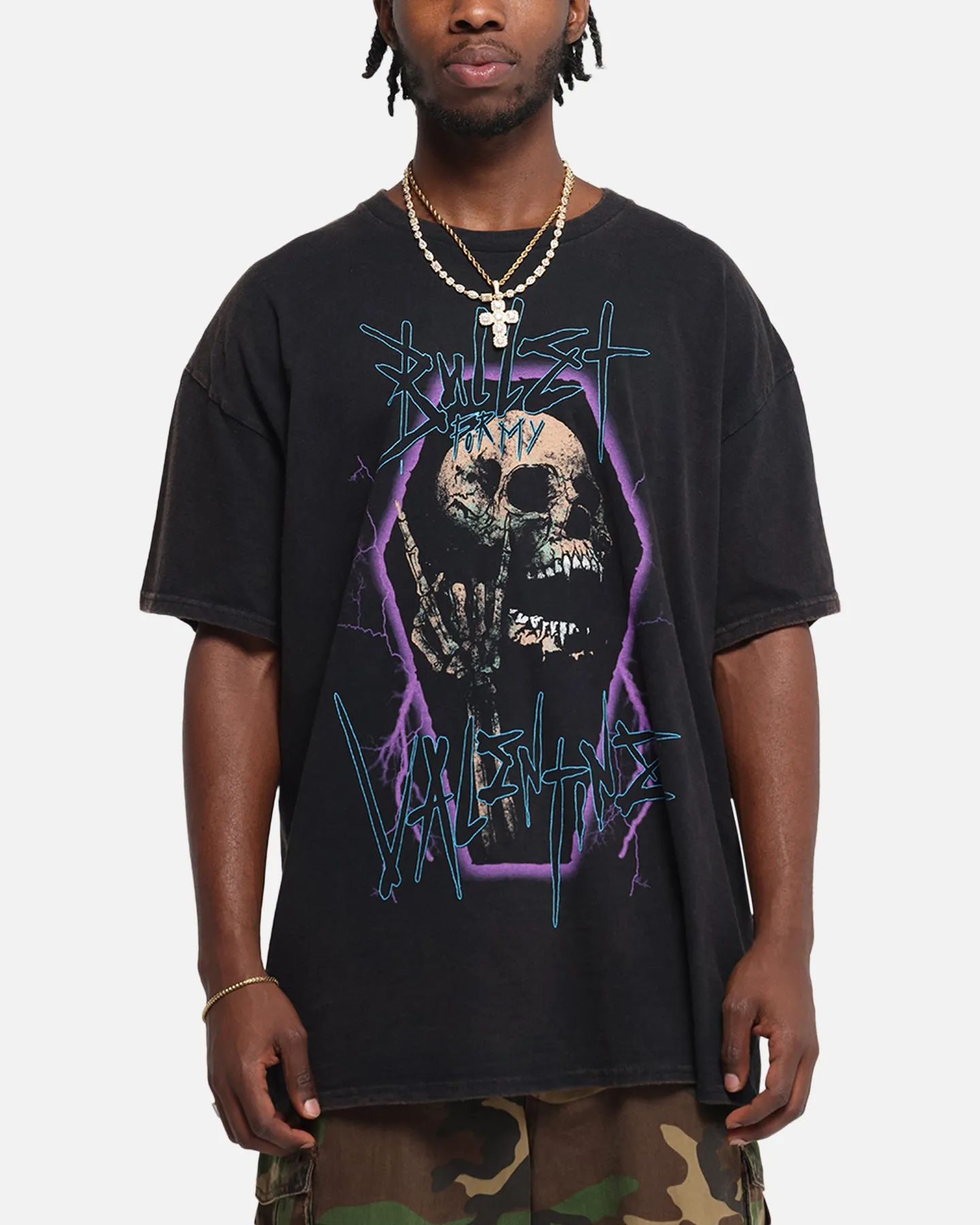 Bullet For My Valentine Metal Skull T-Shirt Black Vintage sold by Culture Kings