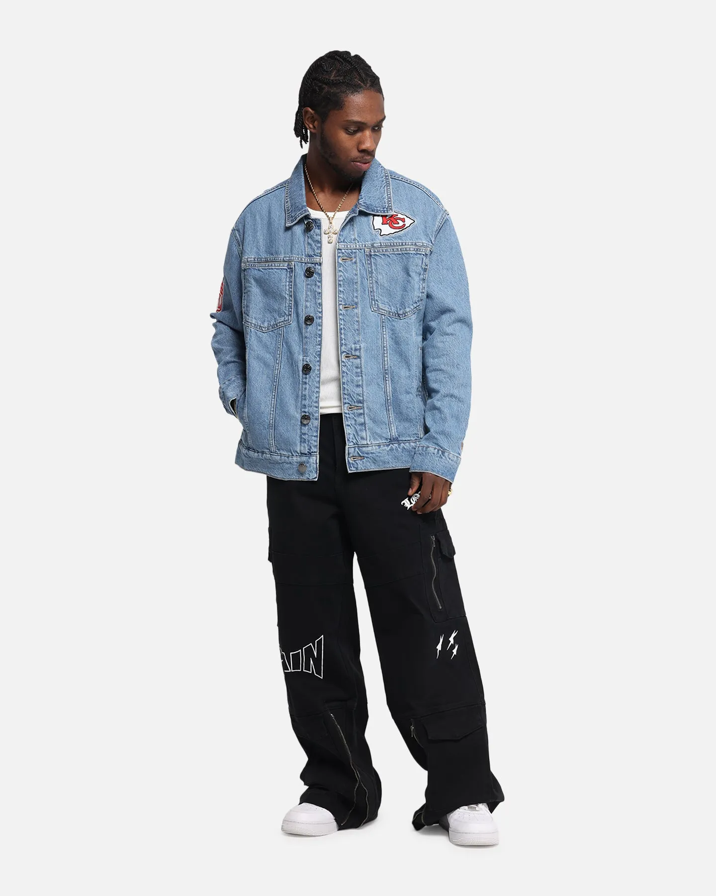 New Era Kansas City Chiefs NFL Denim Jacket Dark Blue sold by Culture Kings product image thumbnail 4