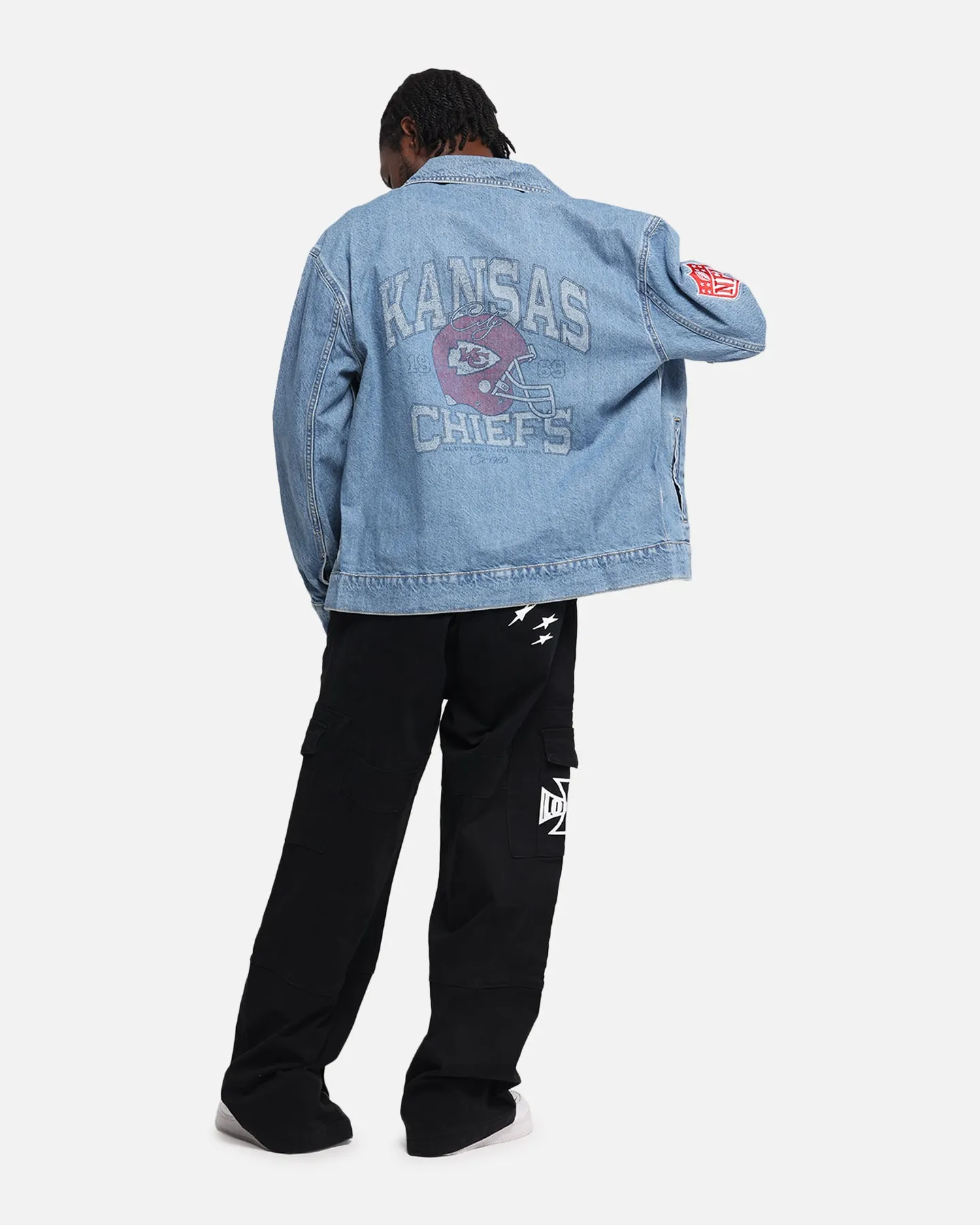New Era Kansas City Chiefs NFL Denim Jacket Dark Blue sold by Culture Kings product image thumbnail 3