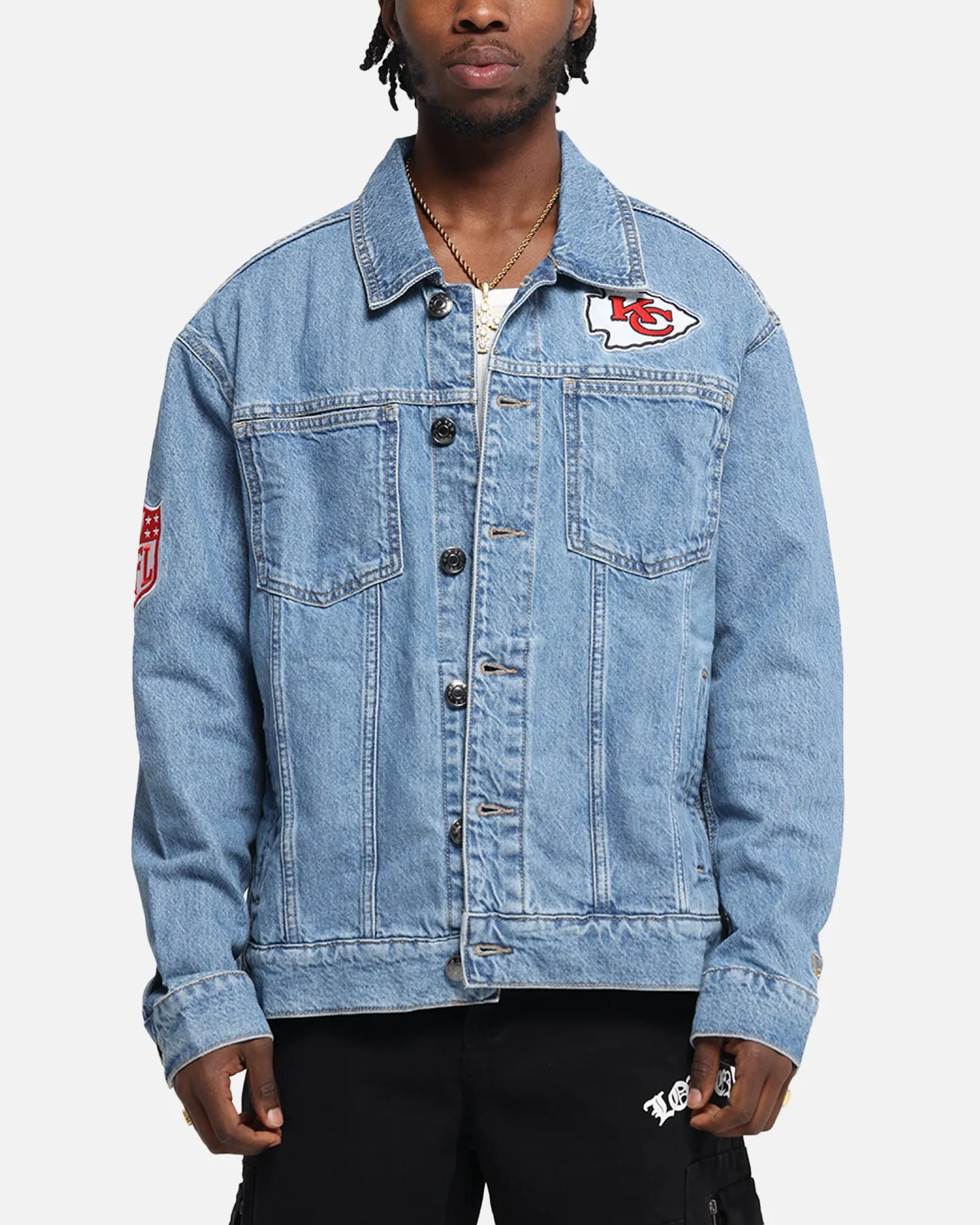 New Era Kansas City Chiefs NFL Denim Jacket Dark Blue sold by Culture Kings product image thumbnail 2