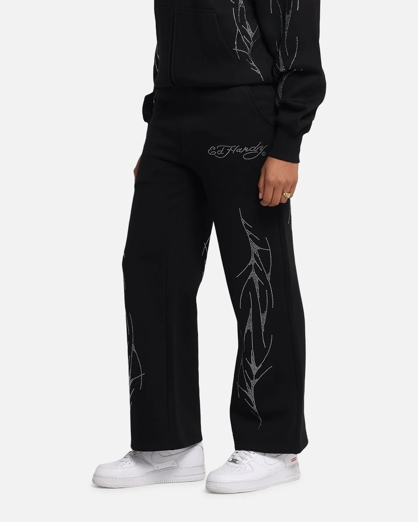 Ed Hardy Cyber Rhinestone Track Pants Black sold by Culture Kings product image thumbnail 5