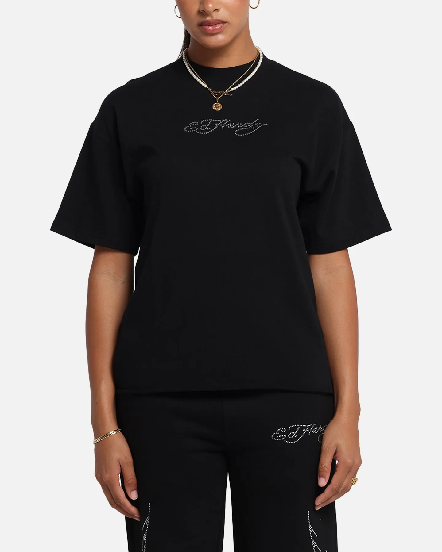 Ed Hardy Techno Rhinestone T-Shirt Black sold by Culture Kings product image thumbnail 2