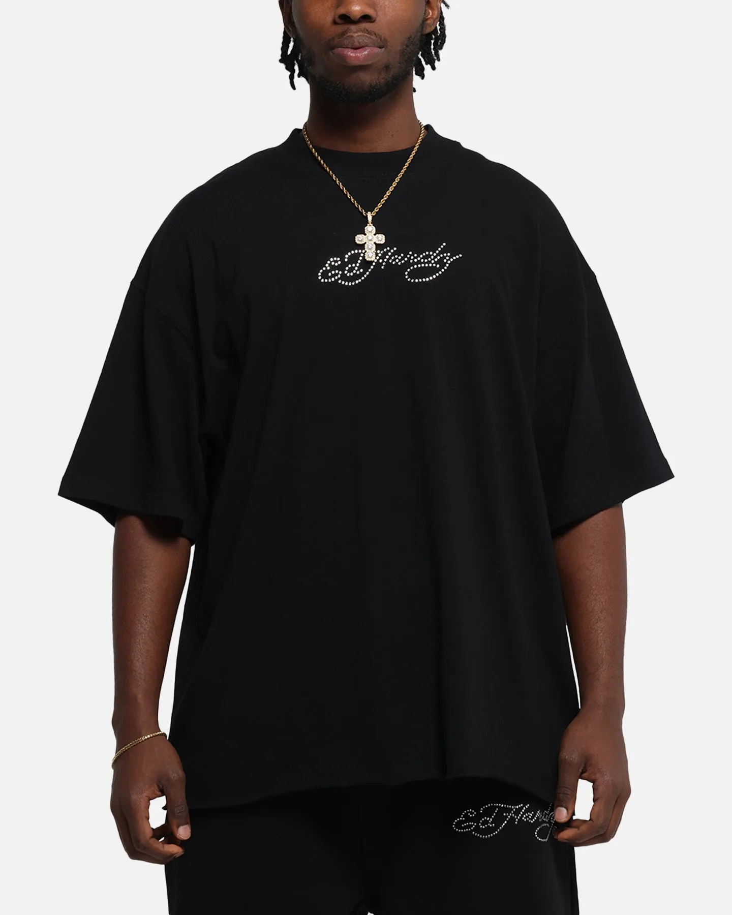 Ed Hardy Techno Rhinestone T-Shirt Black sold by Culture Kings product image thumbnail 2