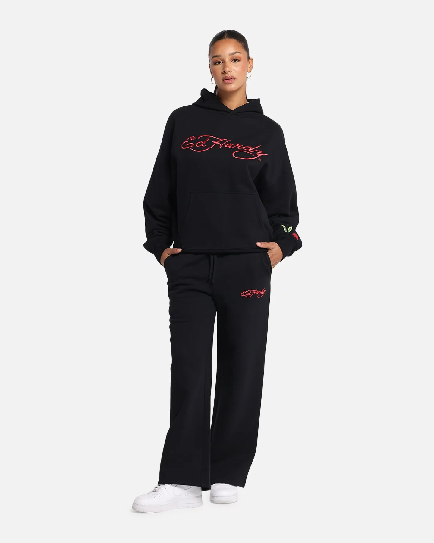 Ed Hardy Cherry Trackpants Black sold by Culture Kings product image thumbnail 2