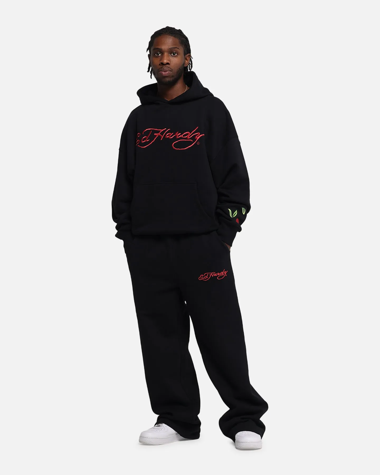 Ed Hardy Cherry Trackpants Black sold by Culture Kings product image thumbnail 2