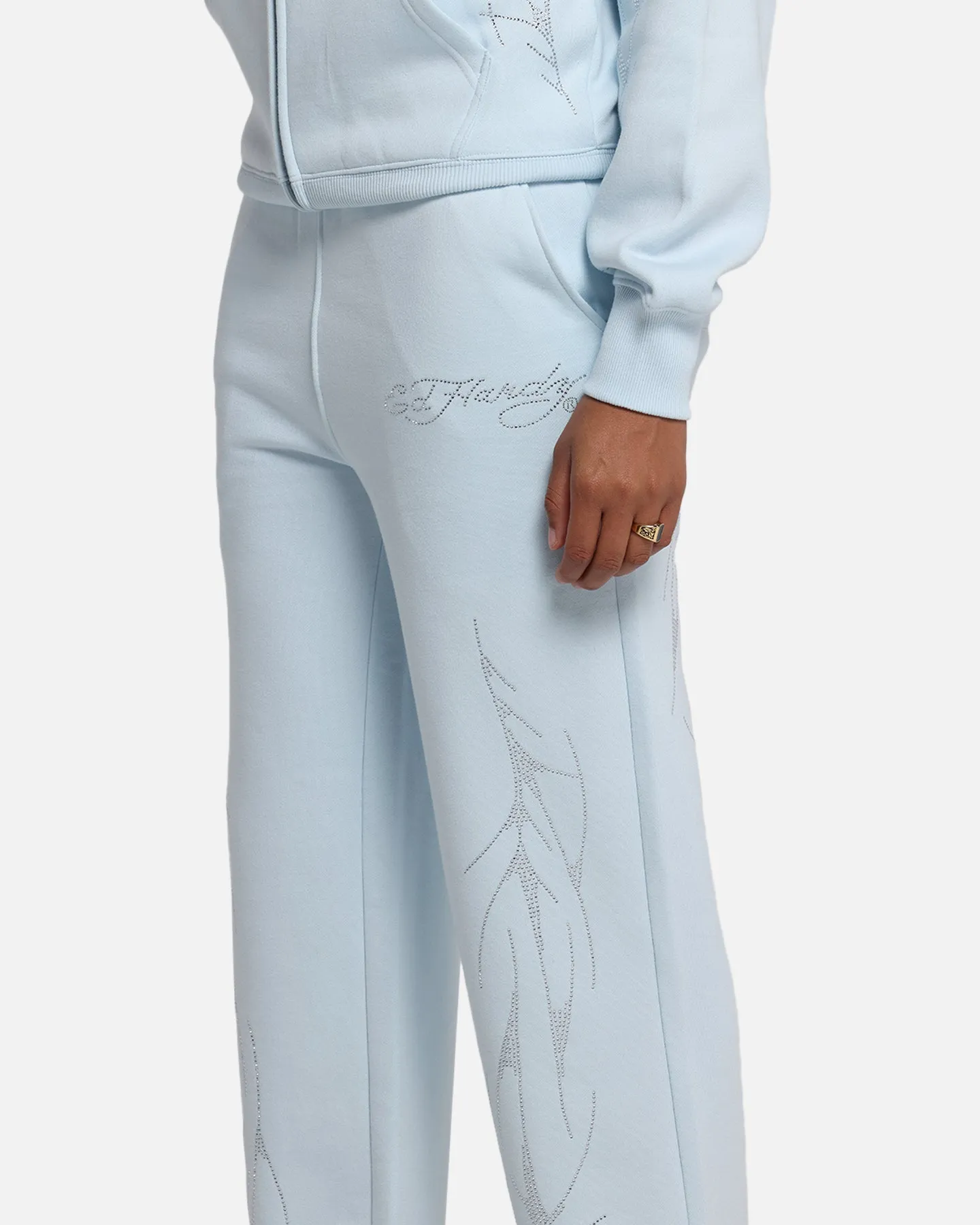Ed Hardy Cyber Rhinestone Track Pants Light Blue sold by Culture Kings product image thumbnail 3