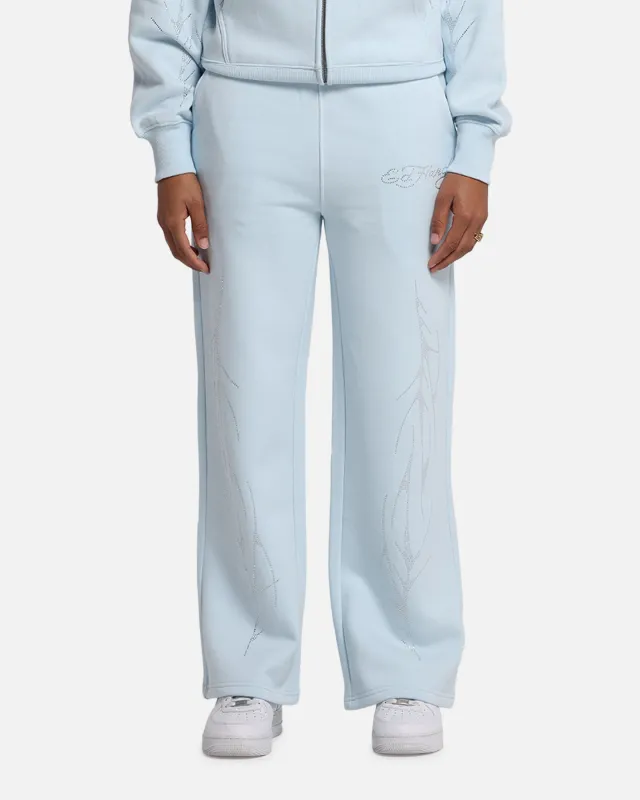 Ed Hardy Cyber Rhinestone Track Pants Light Blue sold by Culture Kings