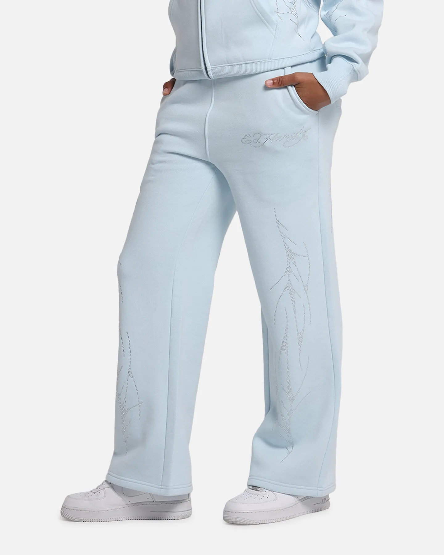 Ed Hardy Cyber Rhinestone Track Pants Light Blue sold by Culture Kings product image thumbnail 5
