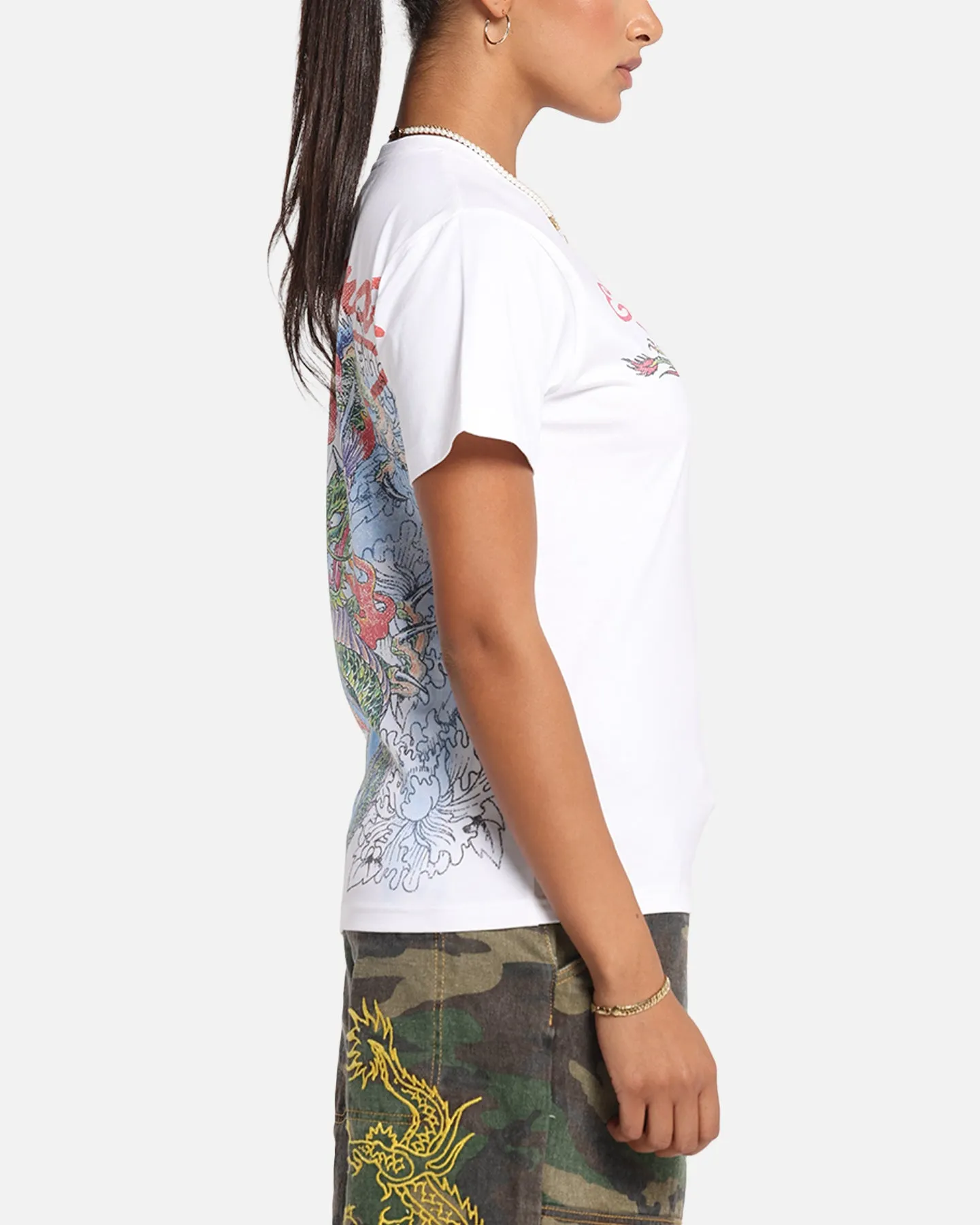 Ed Hardy Rising Dragon Vintage T-Shirt White sold by Culture Kings product image thumbnail 5