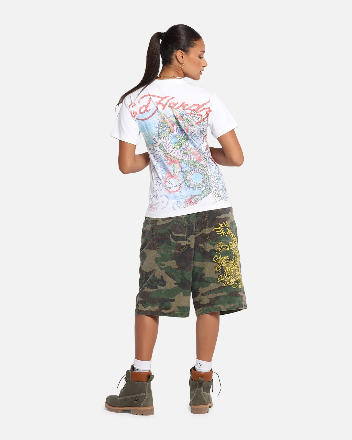 Ed Hardy Rising Dragon Vintage T-Shirt White sold by Culture Kings product image thumbnail 4