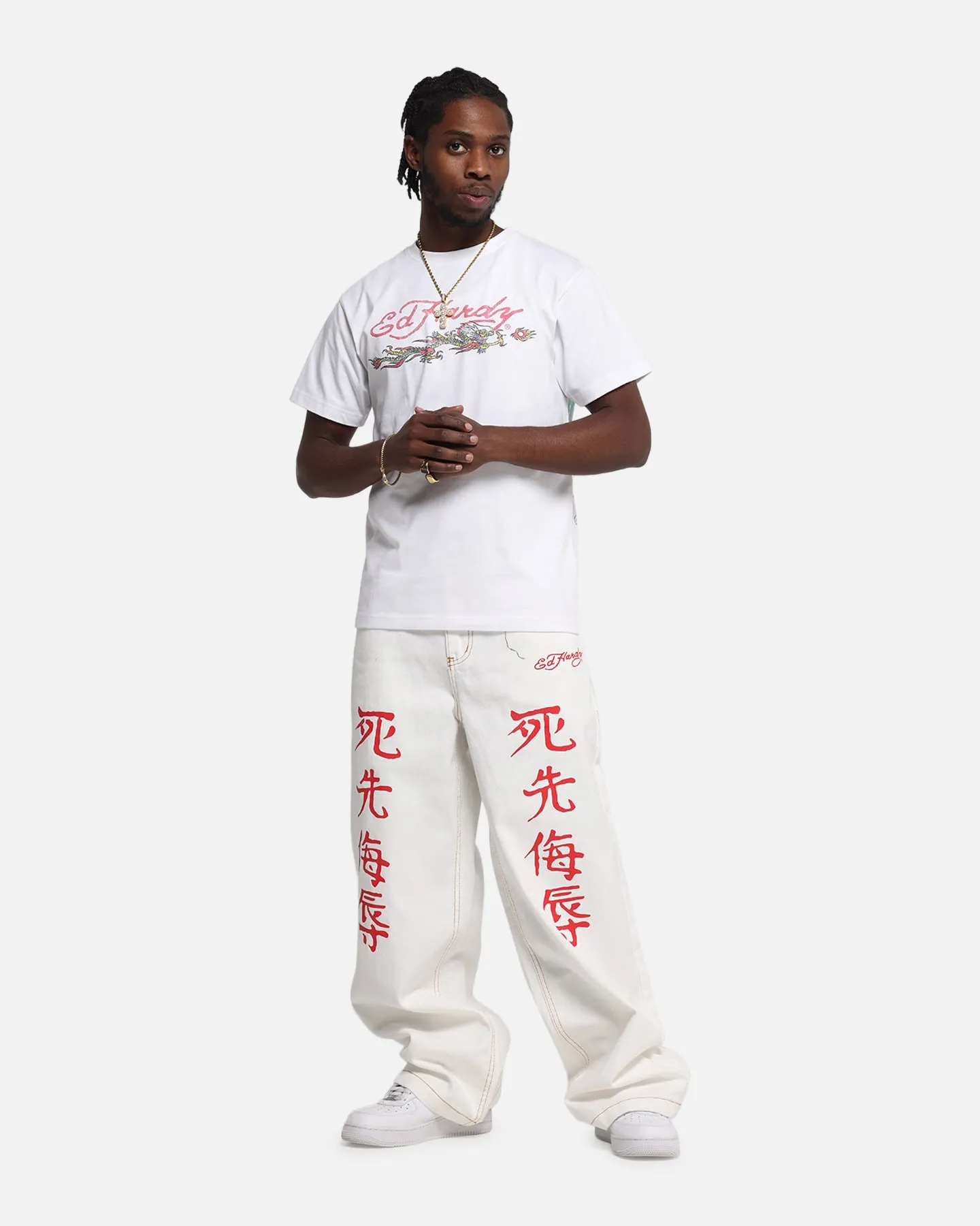 Ed Hardy Rising Dragon Vintage T-Shirt White sold by Culture Kings product image thumbnail 4