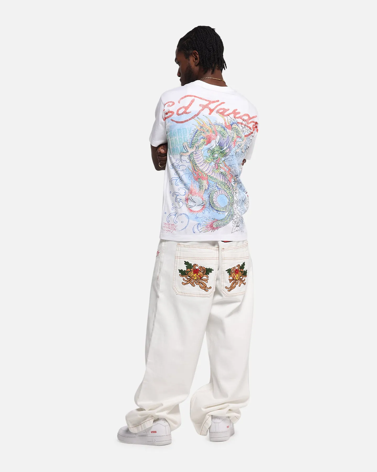 Ed Hardy Rising Dragon Vintage T-Shirt White sold by Culture Kings product image thumbnail 3