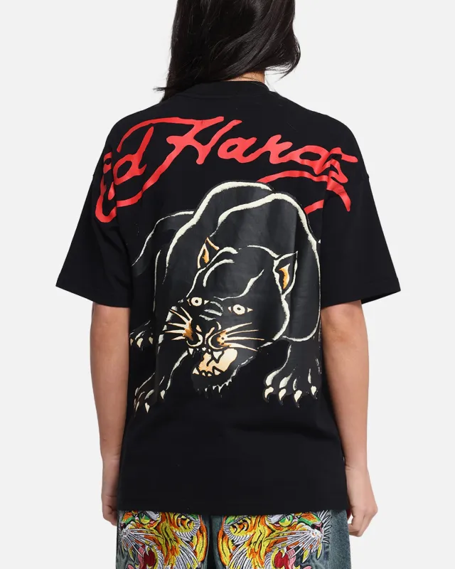 Ed Hardy Oversized Panther T-Shirt Black sold by Culture Kings