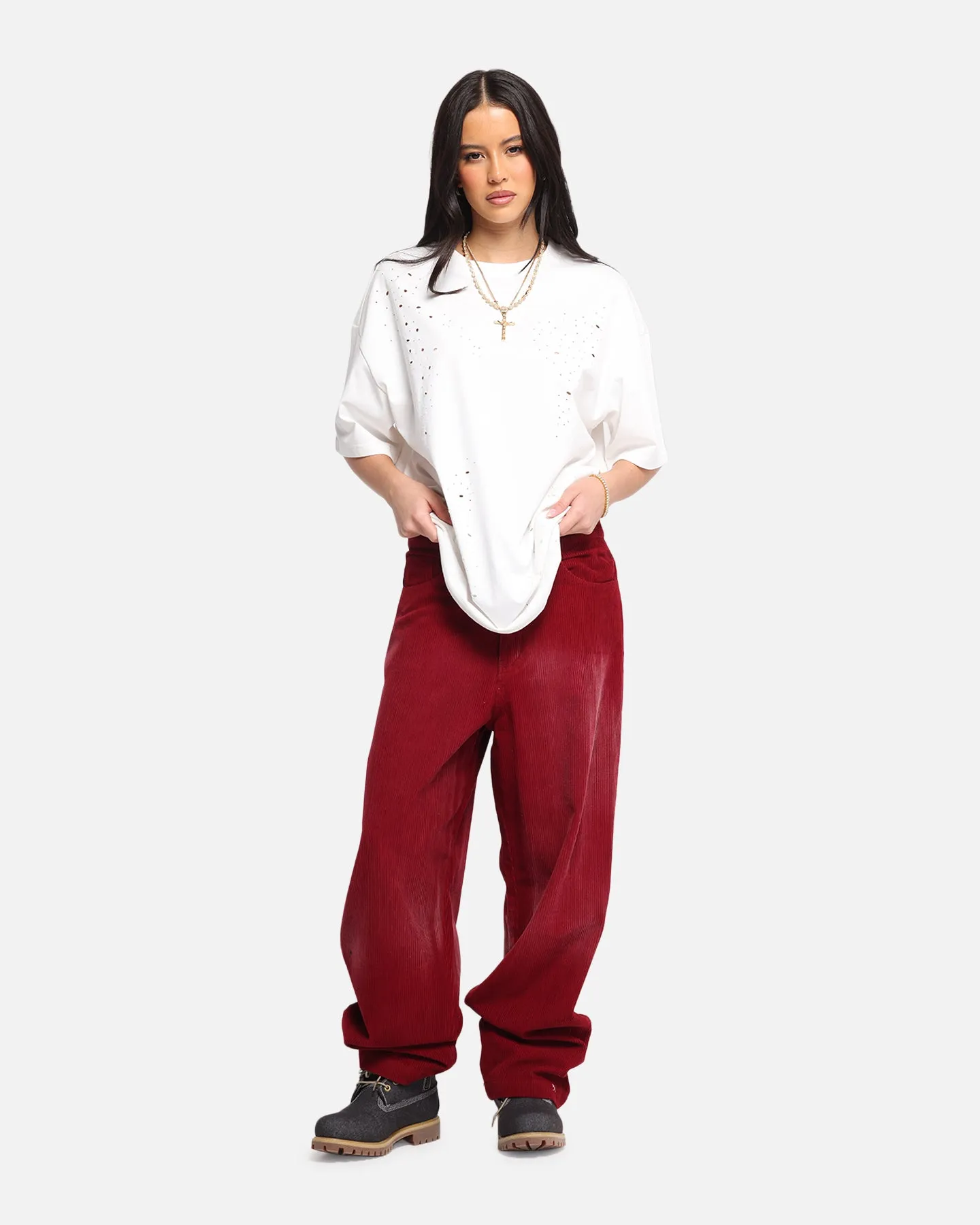 XXIII Corduroy Wash Pants Burgundy sold by Culture Kings product image thumbnail 2