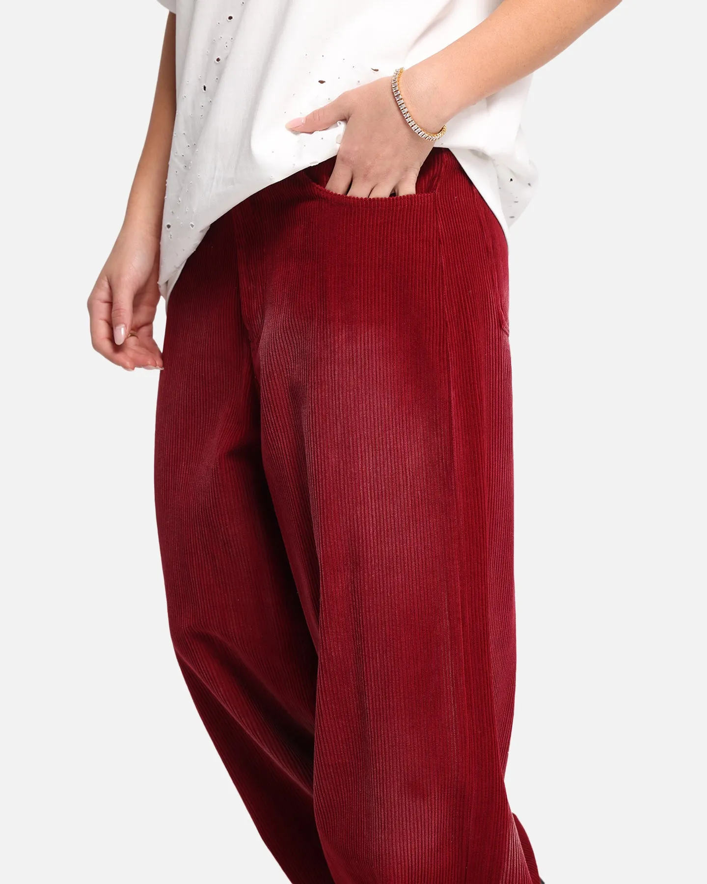 XXIII Corduroy Wash Pants Burgundy sold by Culture Kings product image thumbnail 5