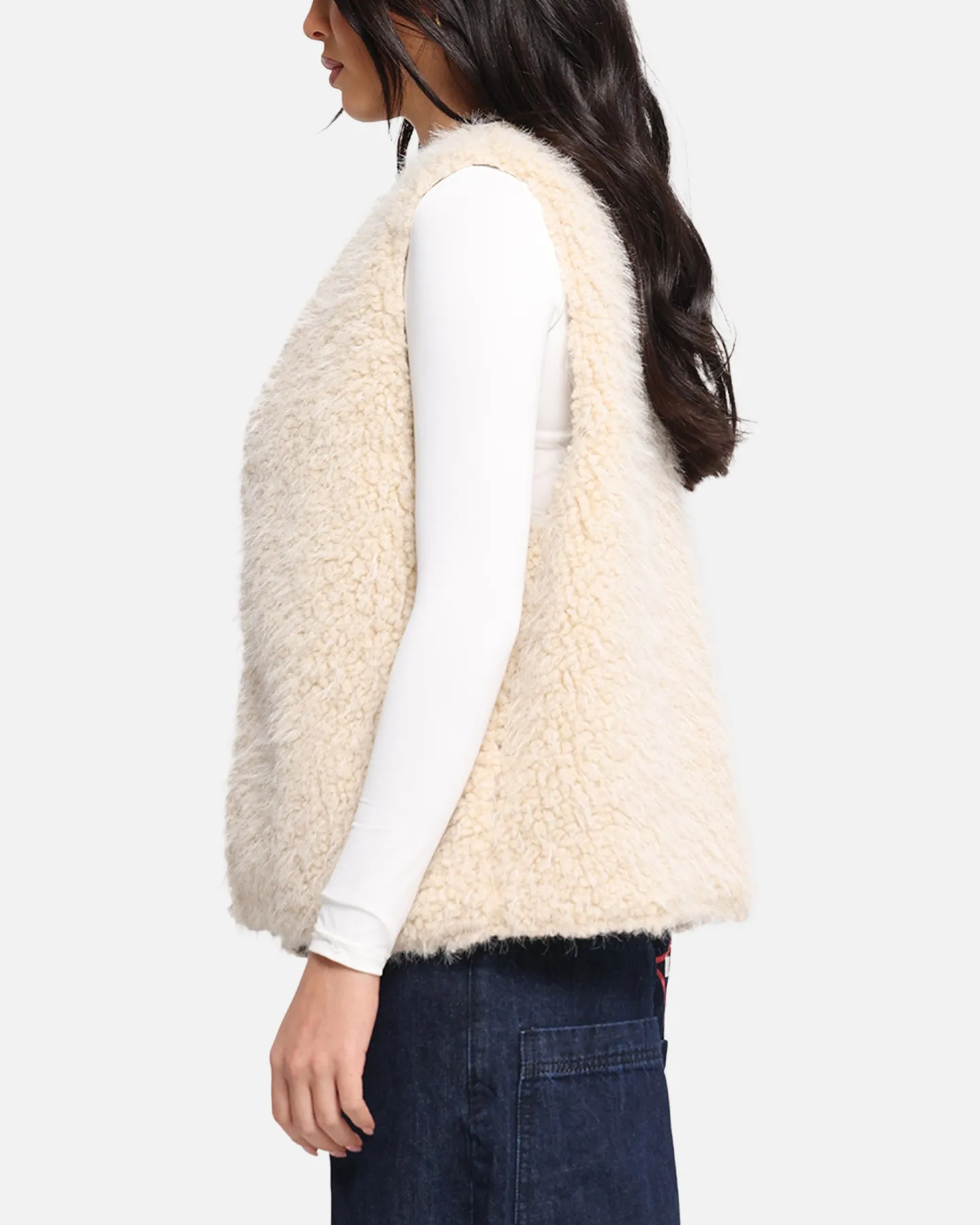 XXIII Fur Vest Cream sold by Culture Kings product image thumbnail 5