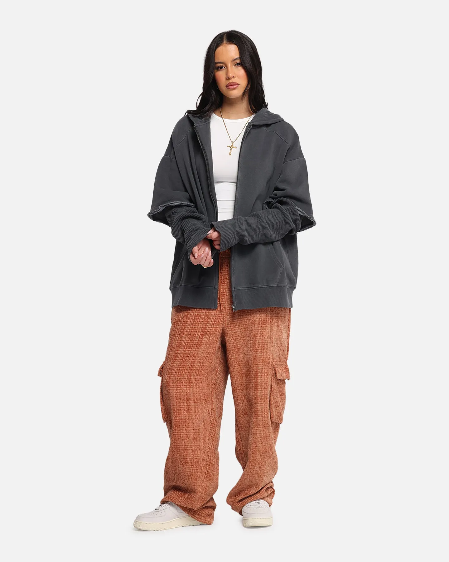 XXIII Hybrid Layered Hoodie Washed Black sold by Culture Kings product image thumbnail 2