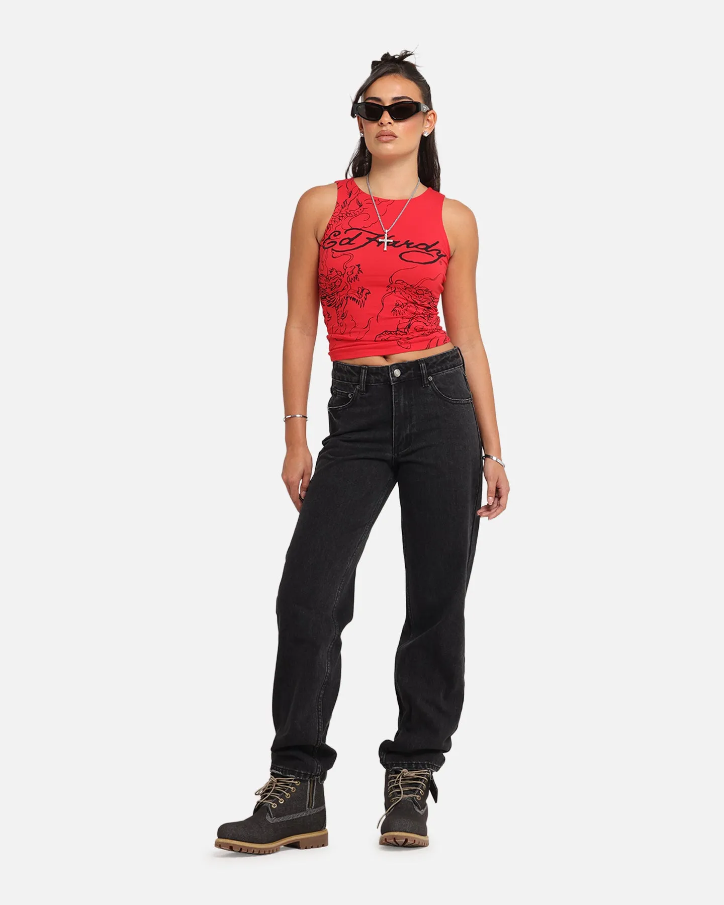 XXIII Women's High Rise Relaxed Jeans Washed Black sold by Culture Kings product image thumbnail 2