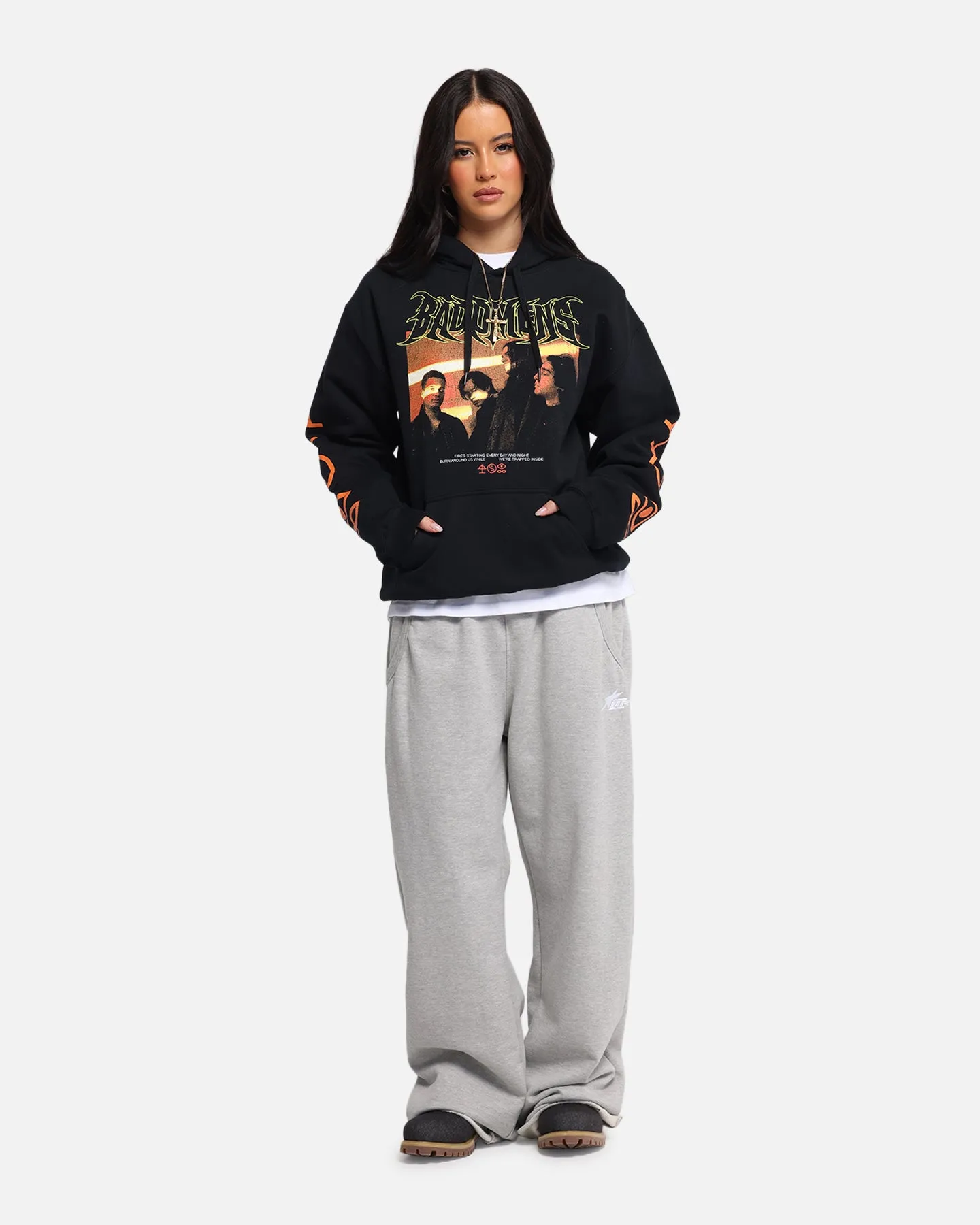 Bad Omens Fire Starting Hoodie Pepper sold by Culture Kings product image thumbnail 2