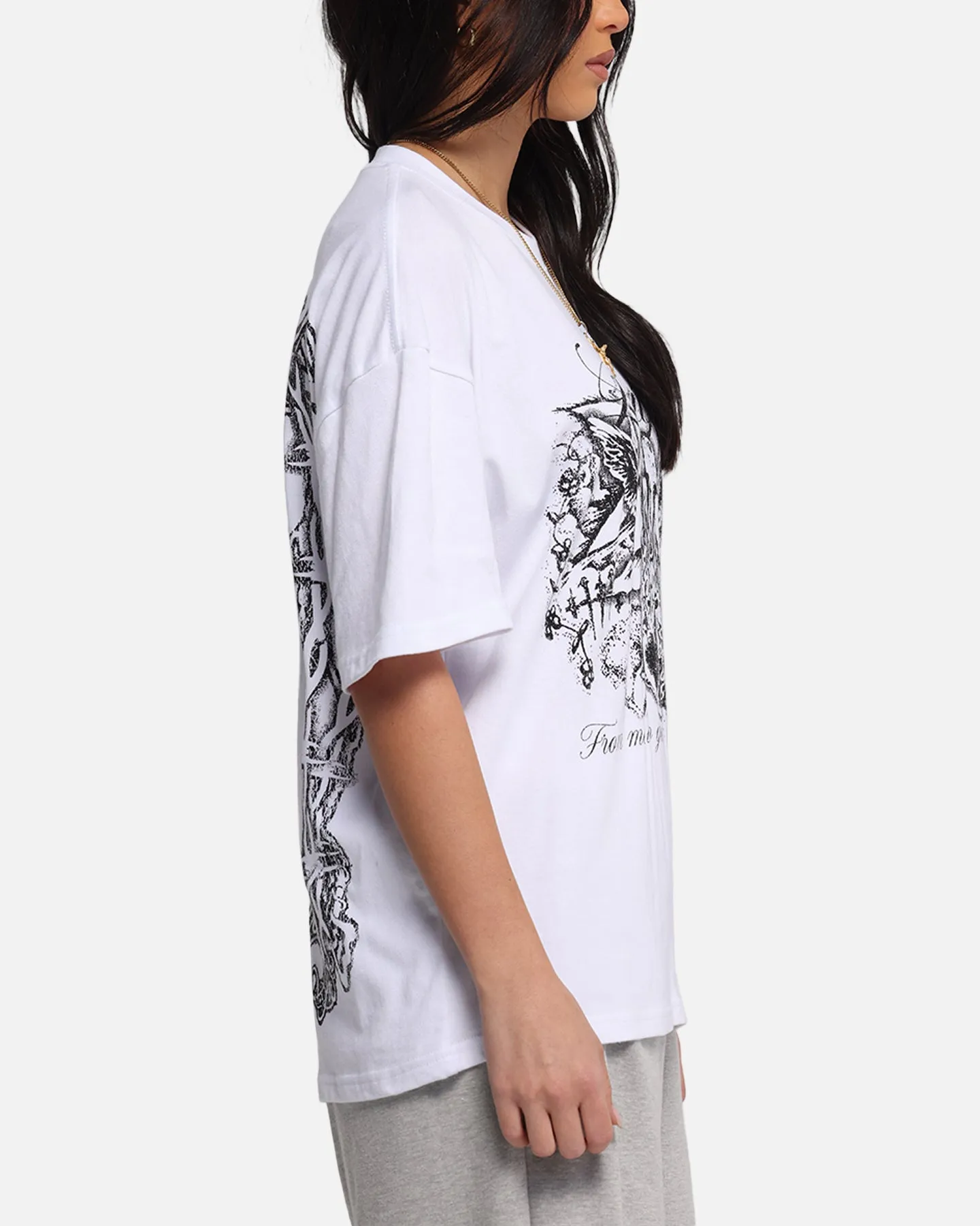Loiter Earth Angel T-Shirt White sold by Culture Kings product image thumbnail 5