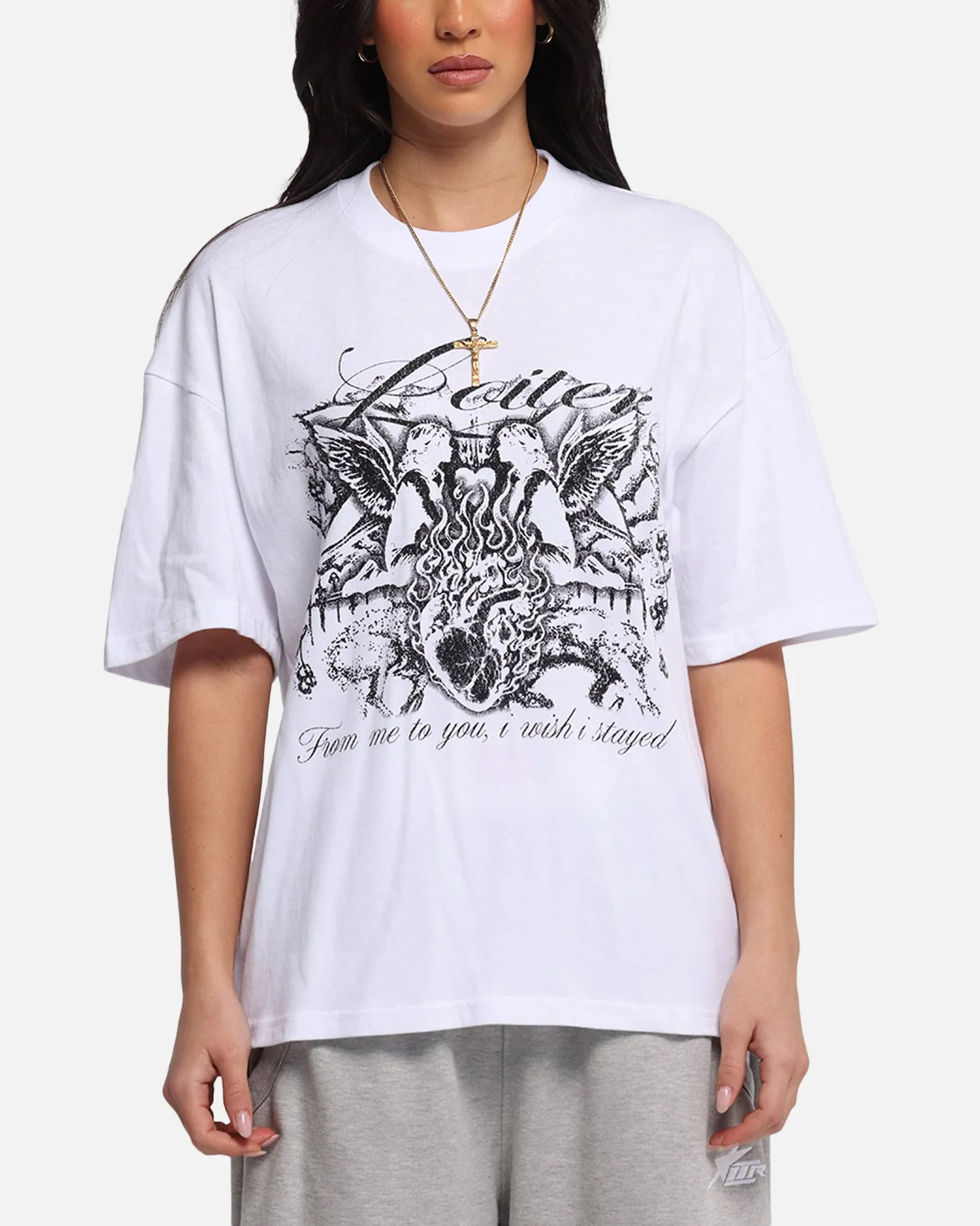 Loiter Earth Angel T-Shirt White sold by Culture Kings