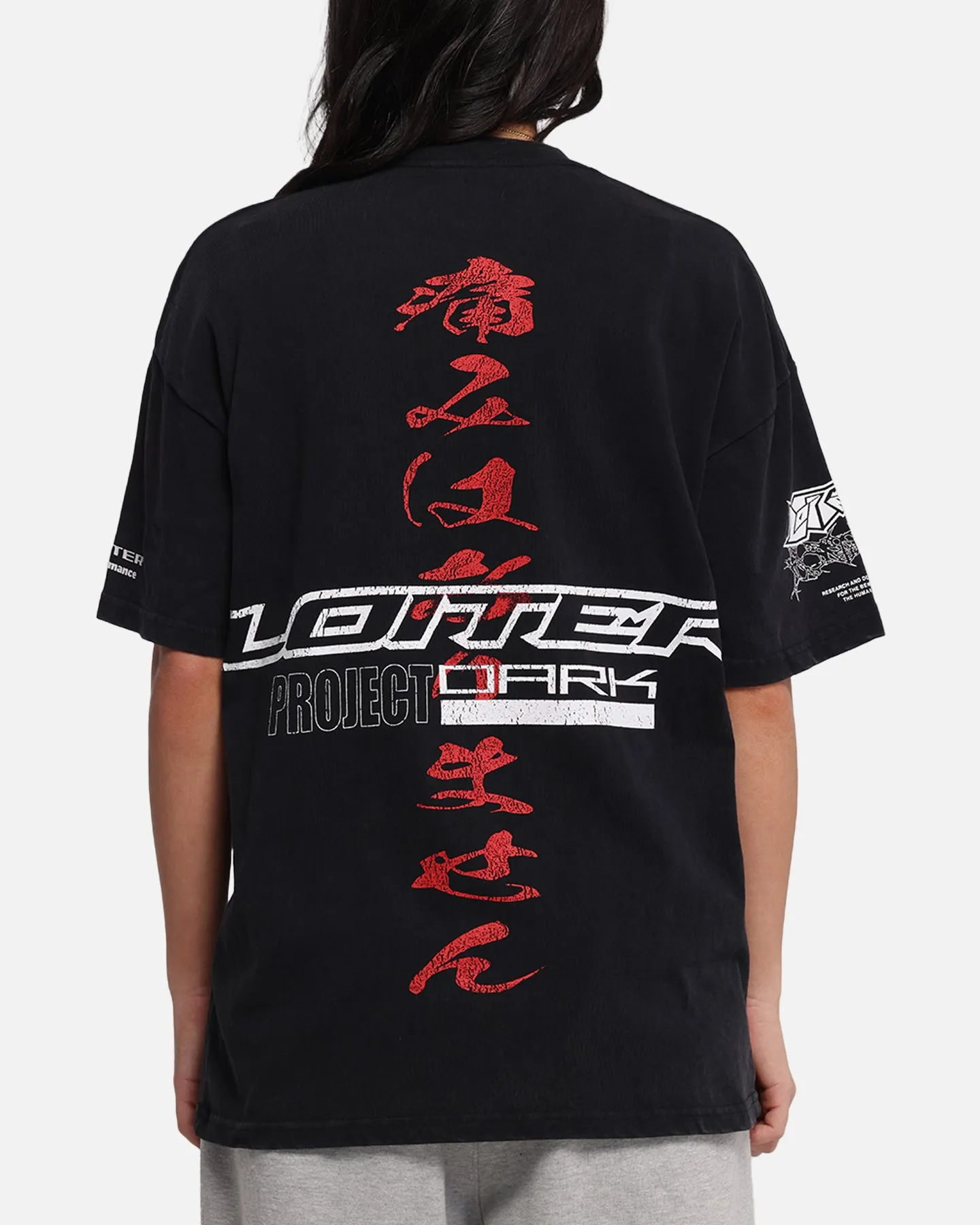 Loiter Cybernetics Vintage T-Shirt Black Acidwash sold by Culture Kings product image thumbnail 2