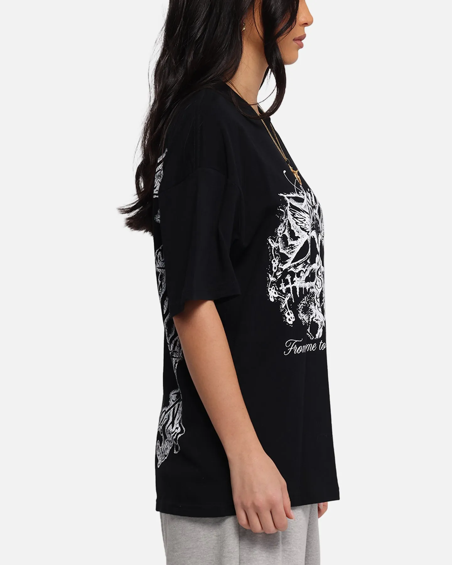 Loiter Earth Angel T-Shirt Black sold by Culture Kings product image thumbnail 5