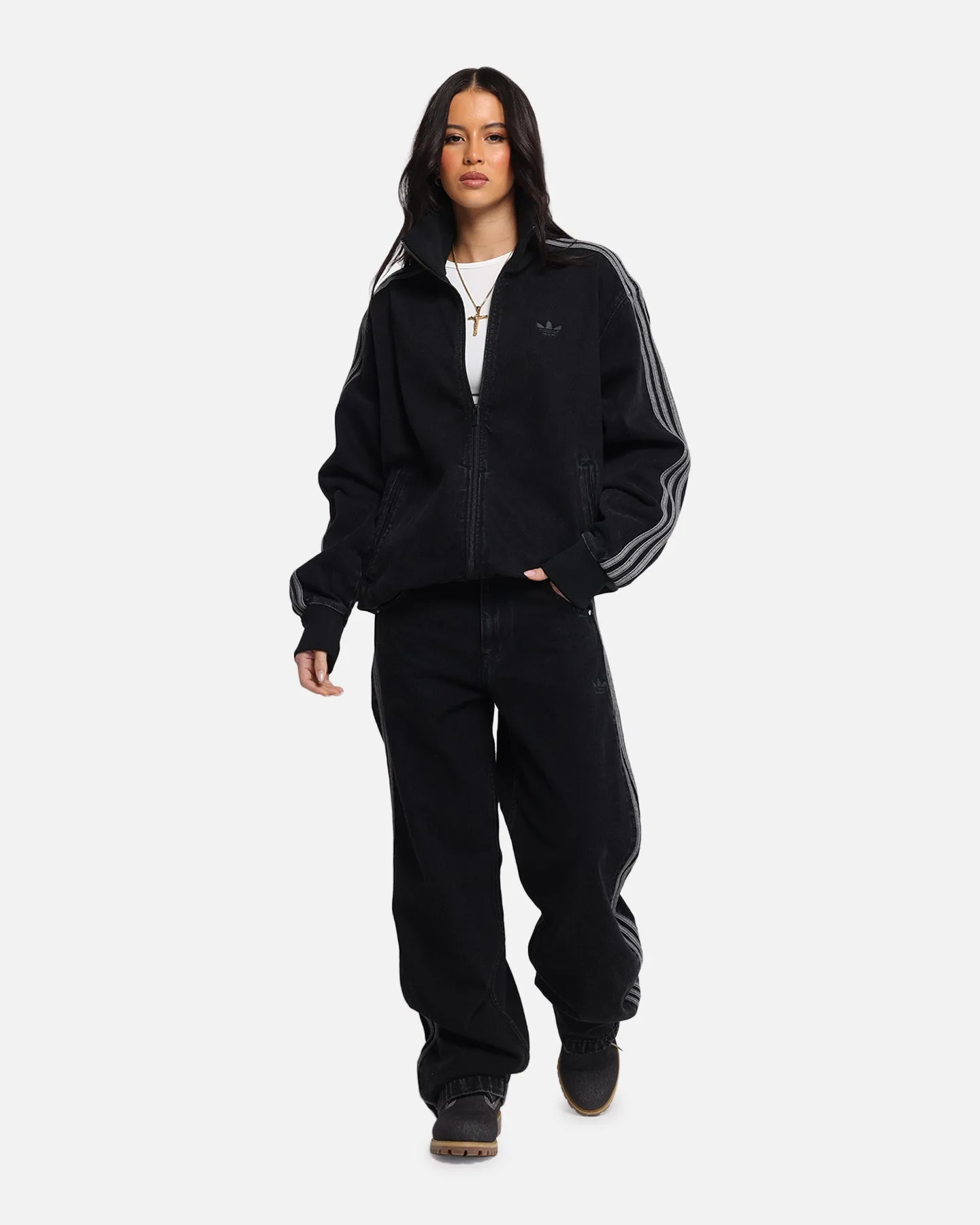 Adidas Adicolor Denim Firebird Pants True Black sold by Culture Kings product image thumbnail 2