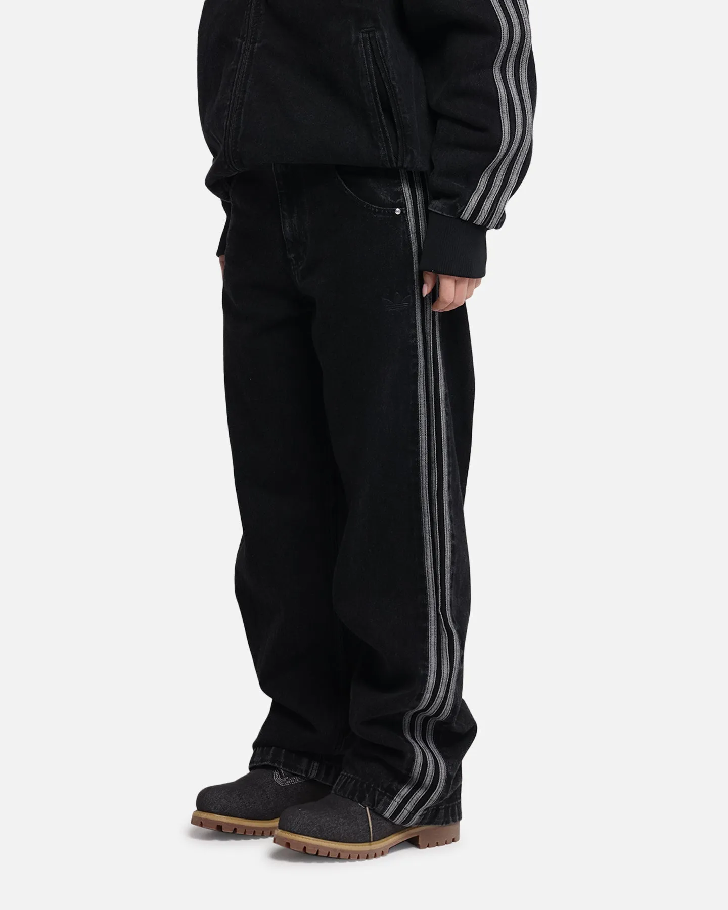 Adidas Adicolor Denim Firebird Pants True Black sold by Culture Kings