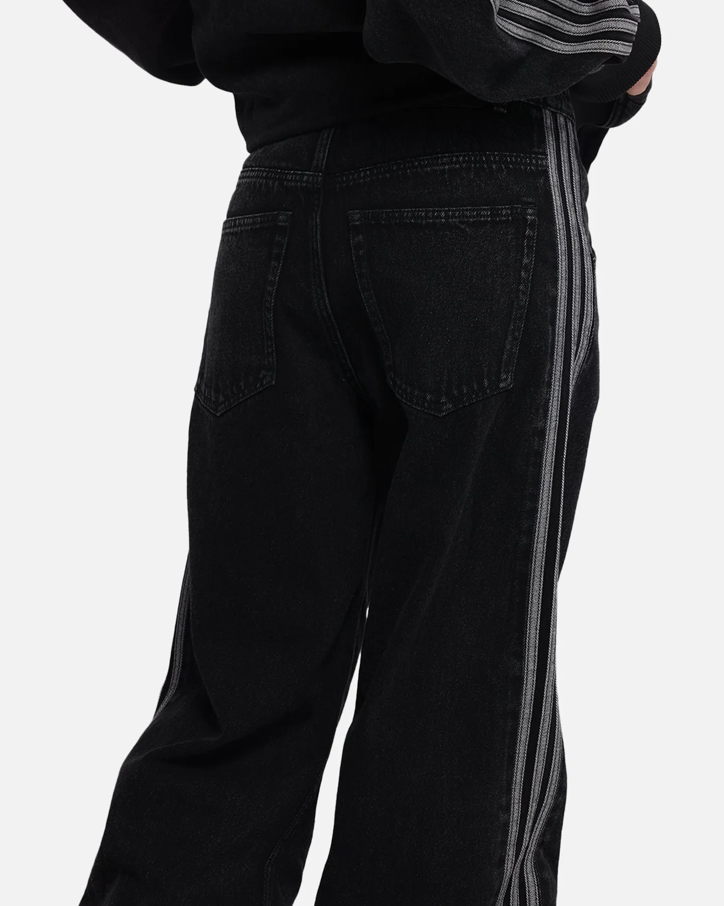 Adidas Adicolor Denim Firebird Pants True Black sold by Culture Kings product image thumbnail 4