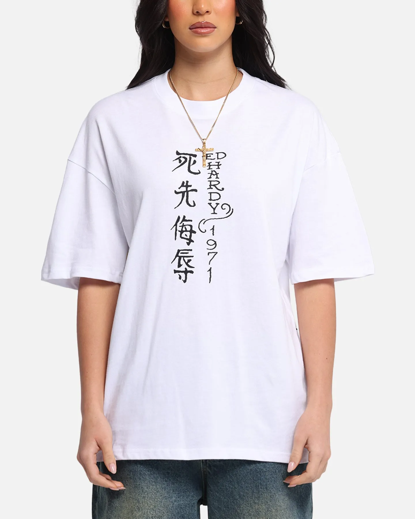 Ed Hardy Skull Sovereign T-Shirt White sold by Culture Kings product image thumbnail 2