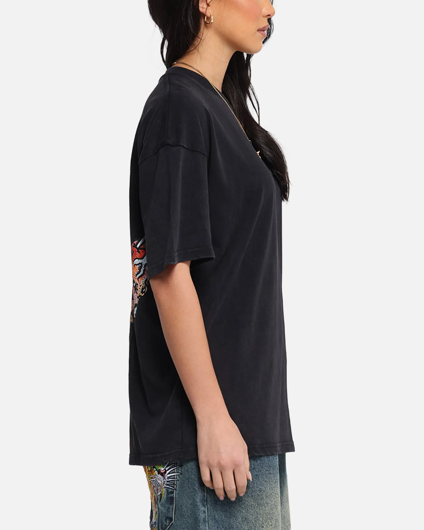 Ed Hardy Catcher T-Shirt Black Acidwash sold by Culture Kings product image thumbnail 5