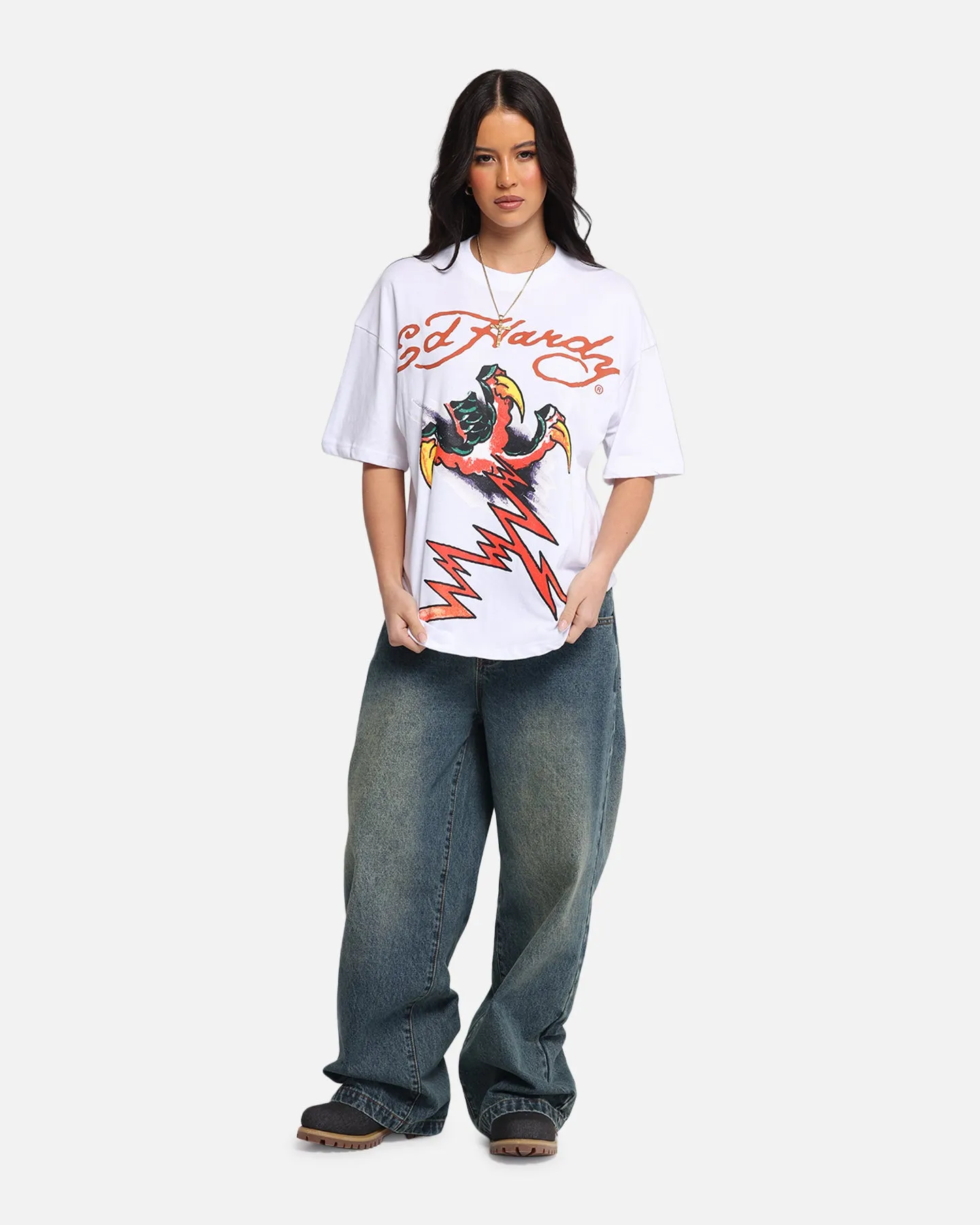 Ed Hardy Lightning T-Shirt White sold by Culture Kings product image thumbnail 2