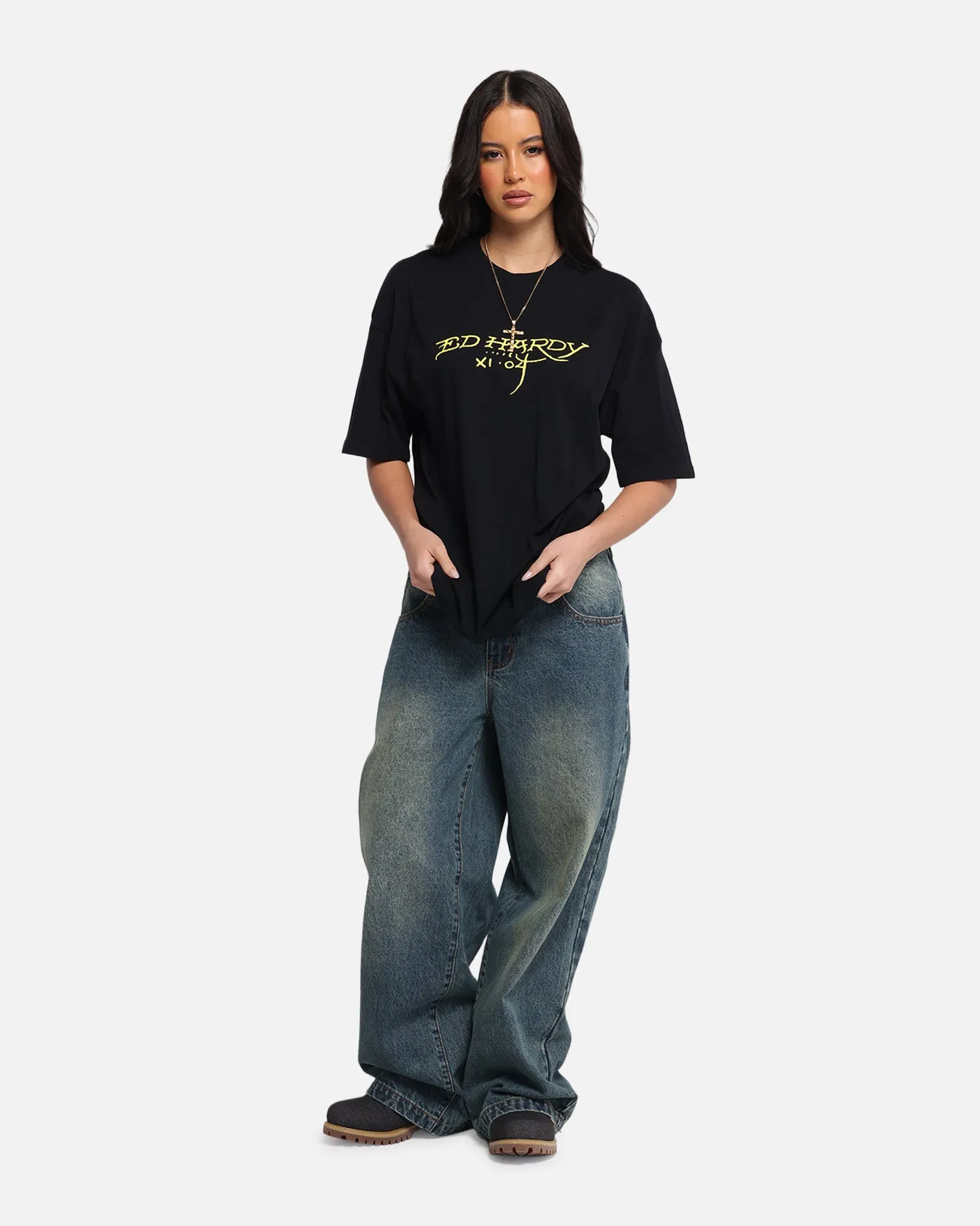 Ed Hardy Mermaid T-Shirt Black sold by Culture Kings product image thumbnail 4