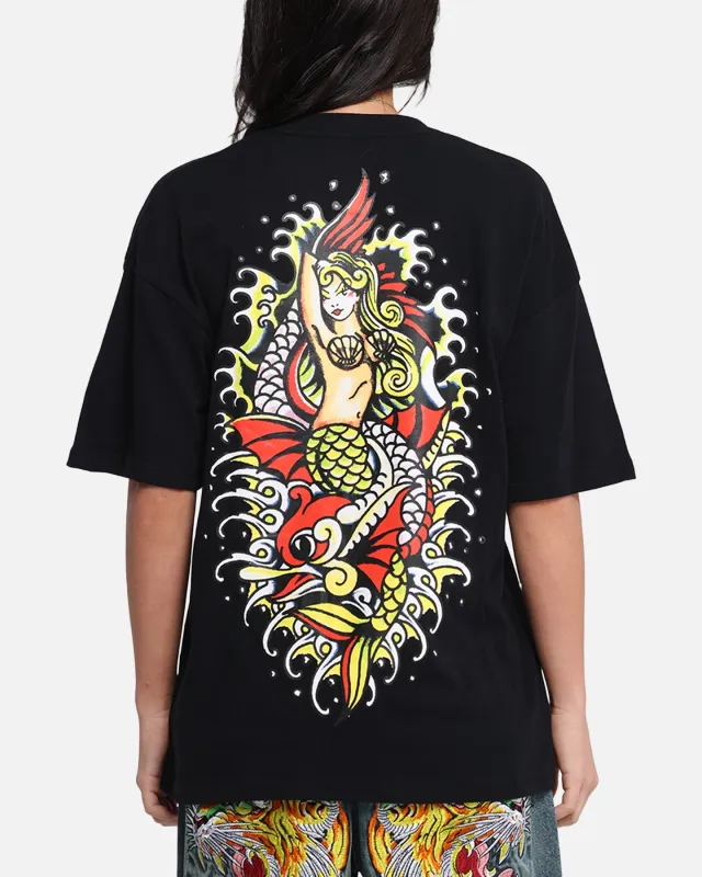 Ed Hardy Mermaid T-Shirt Black made by Ed Hardy
