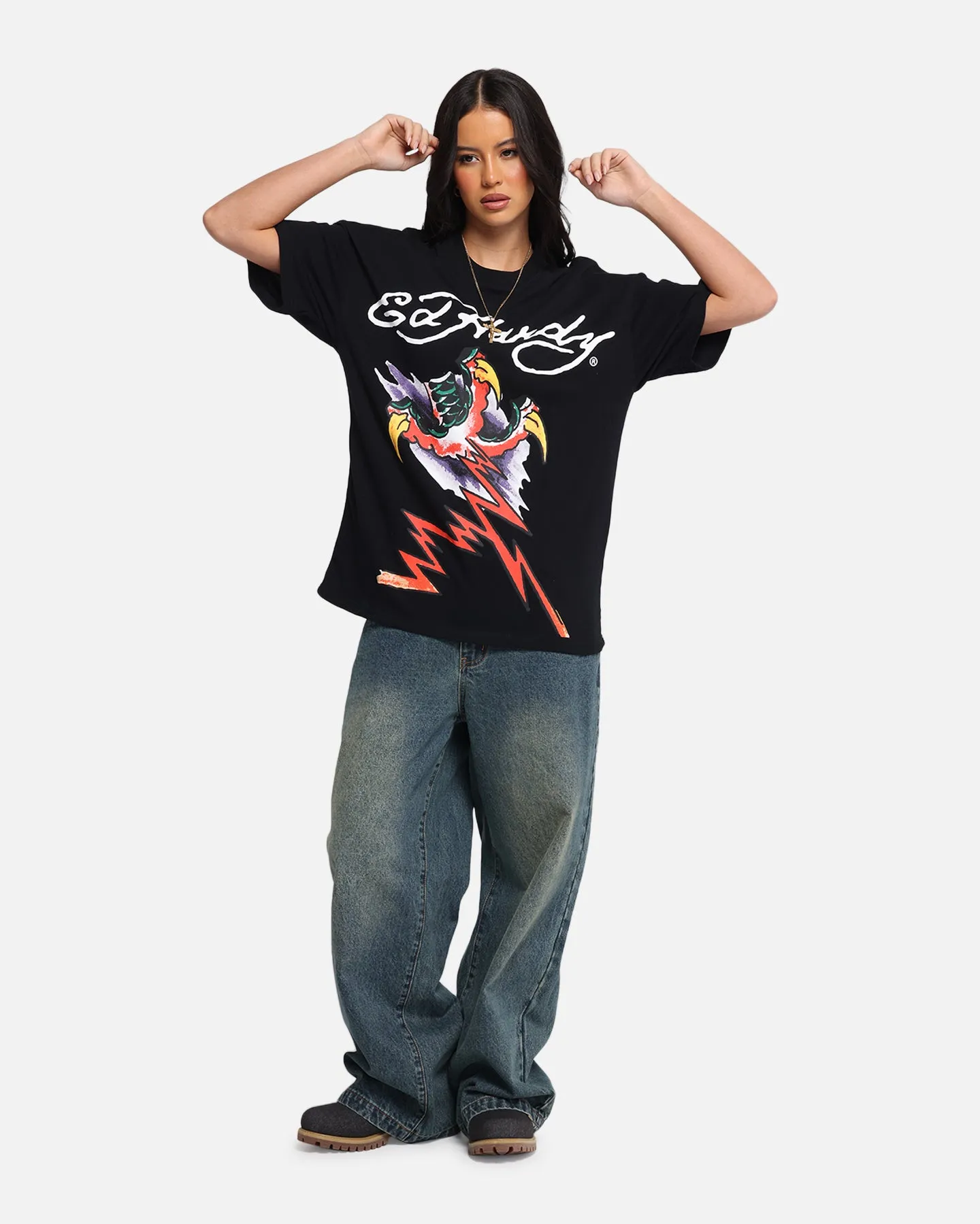 Ed Hardy Lightning T-Shirt Black sold by Culture Kings product image thumbnail 2