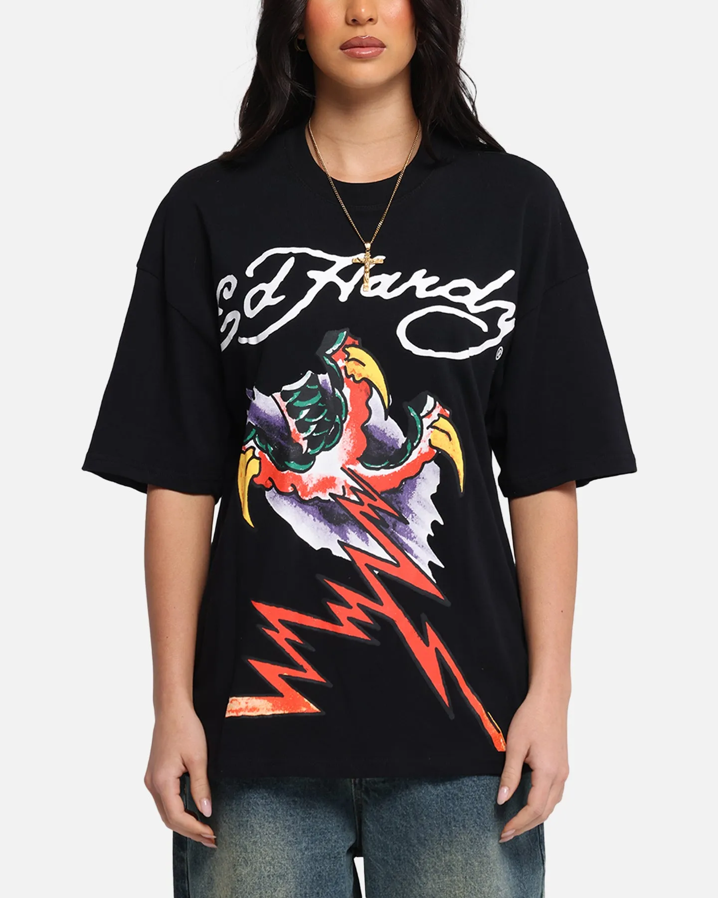 Ed Hardy Lightning T-Shirt Black sold by Culture Kings