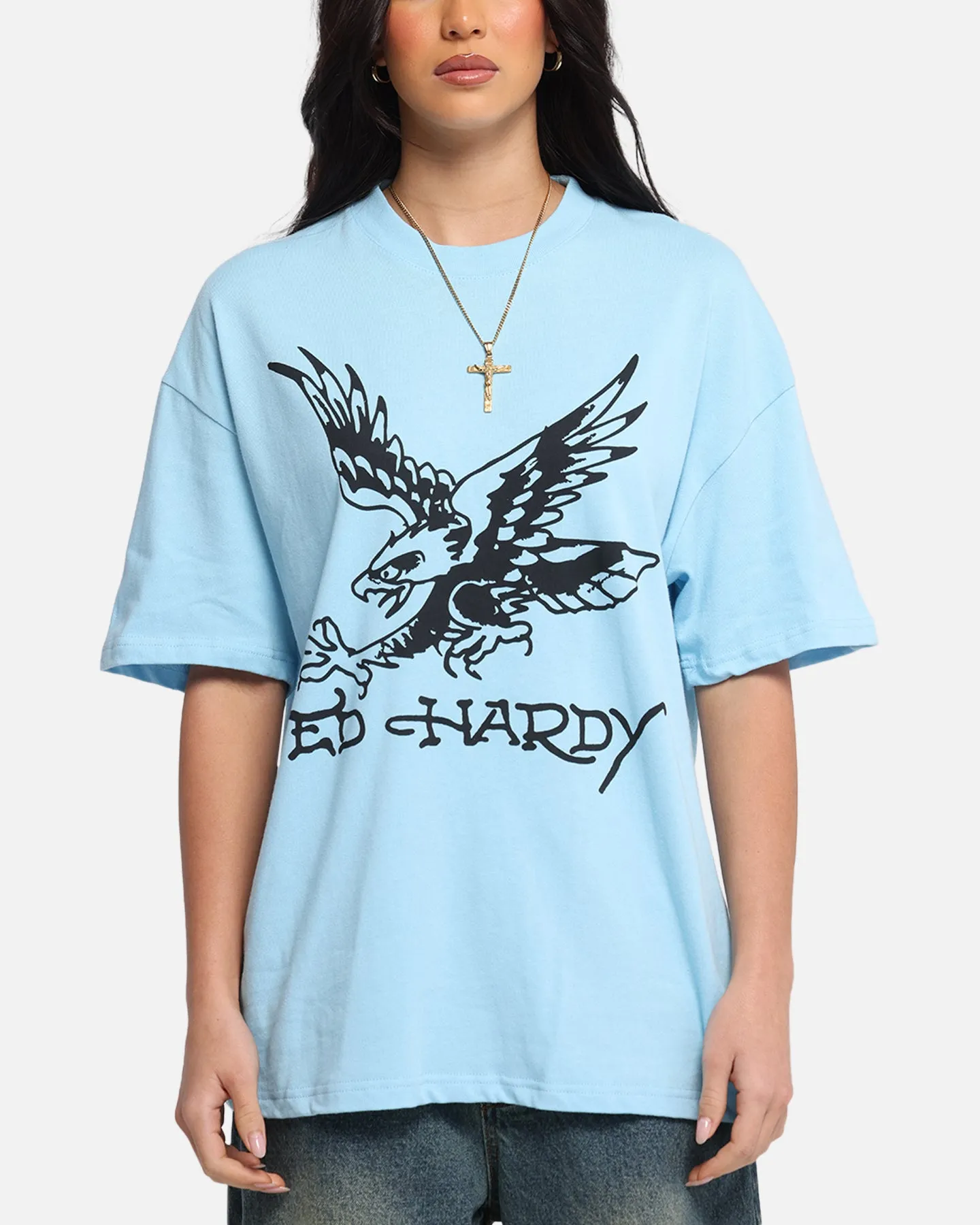 Ed Hardy Eagle T-Shirt Blue sold by Culture Kings