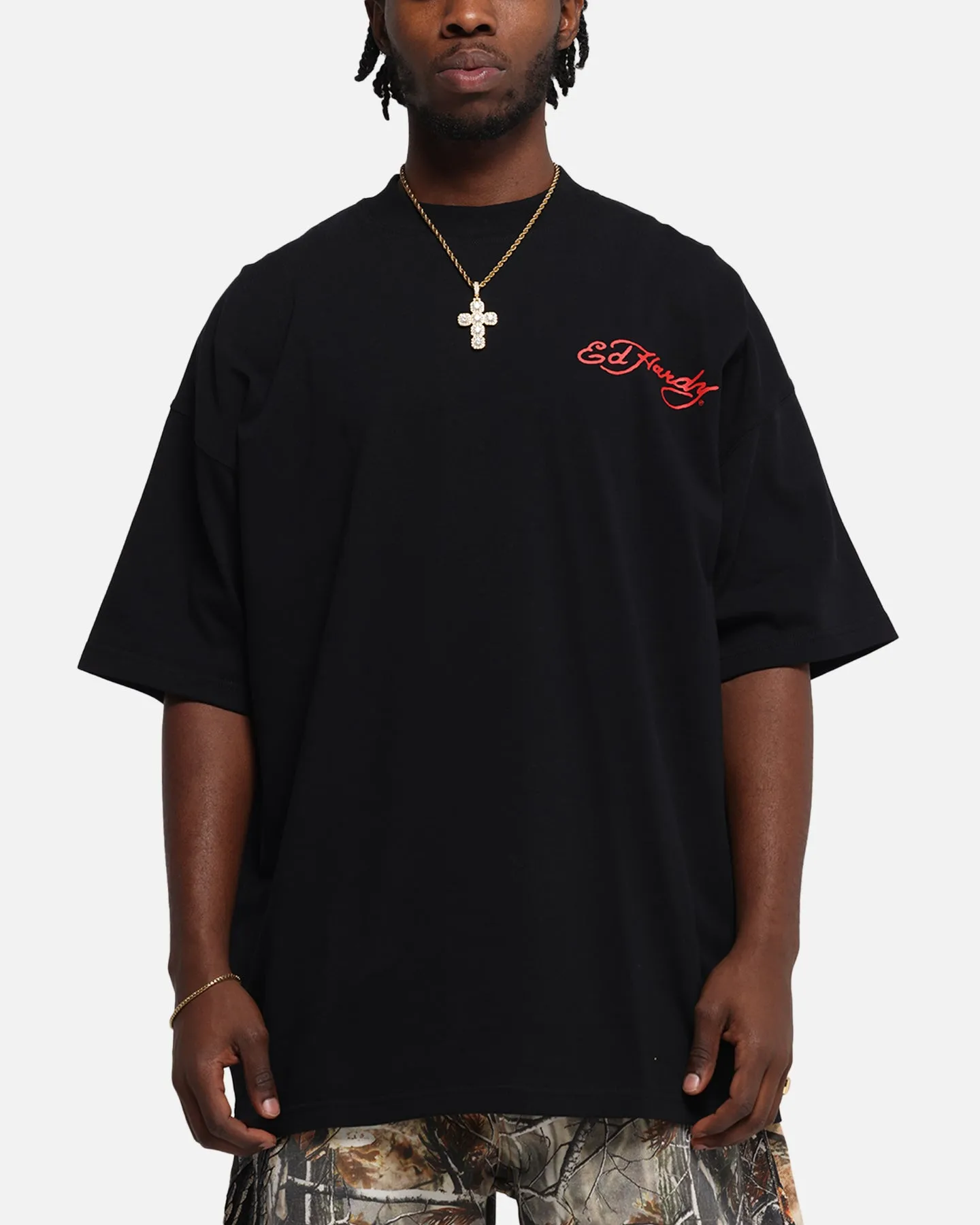 Ed Hardy Oversized Panther T-Shirt Black sold by Culture Kings product image thumbnail 2