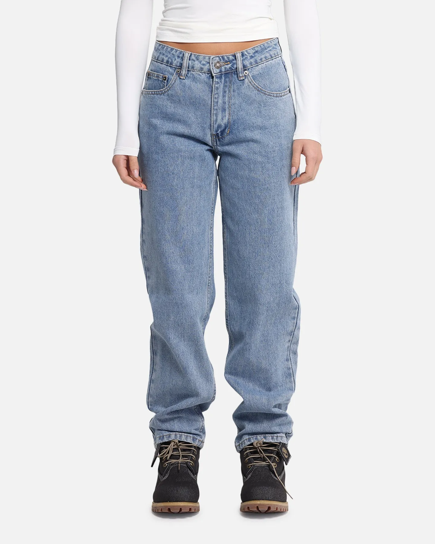 XXIII Women's High Rise Relaxed Jeans Blue Denim sold by Culture Kings product image thumbnail 2
