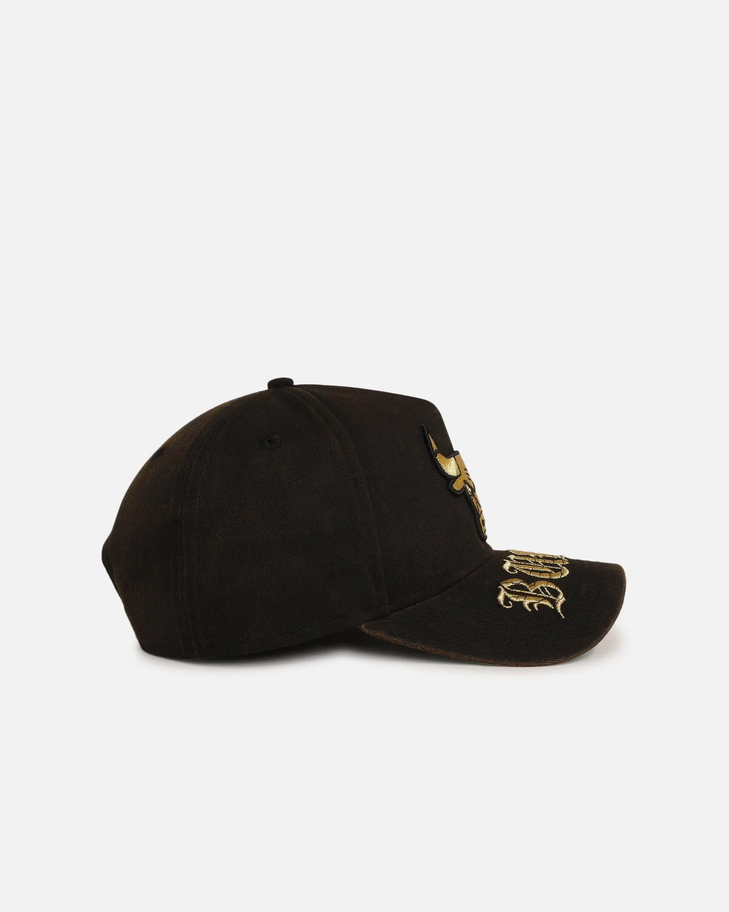 New Era Chicago Bulls 'Washed Gothic Visor' 9OFRTY A-Frame Snapback Black sold by Culture Kings product image thumbnail 3