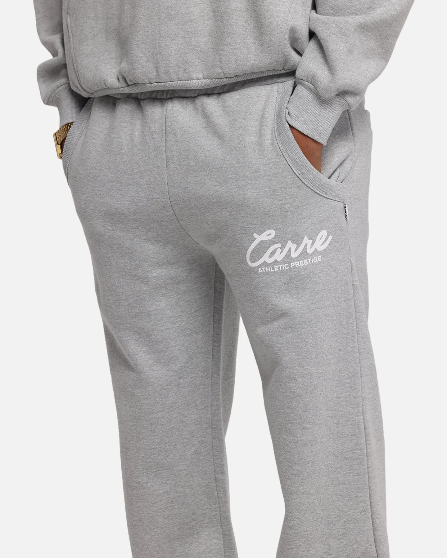 Carre Prestige Script Sweatpants Grey Marle sold by Culture Kings product image thumbnail 3